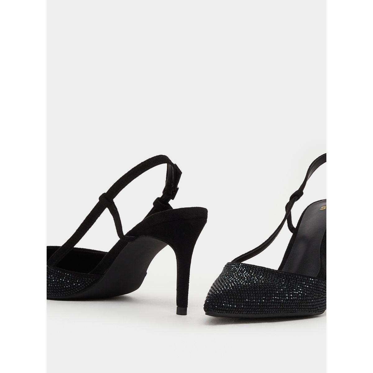 Styli Embellished Stiletto Heel Slingback shoes-women-shoes-heels-image-4