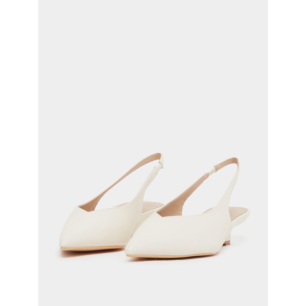 Styli Plain Low Wedge Heel Slingback Shoes-women-shoes-heels-image-2