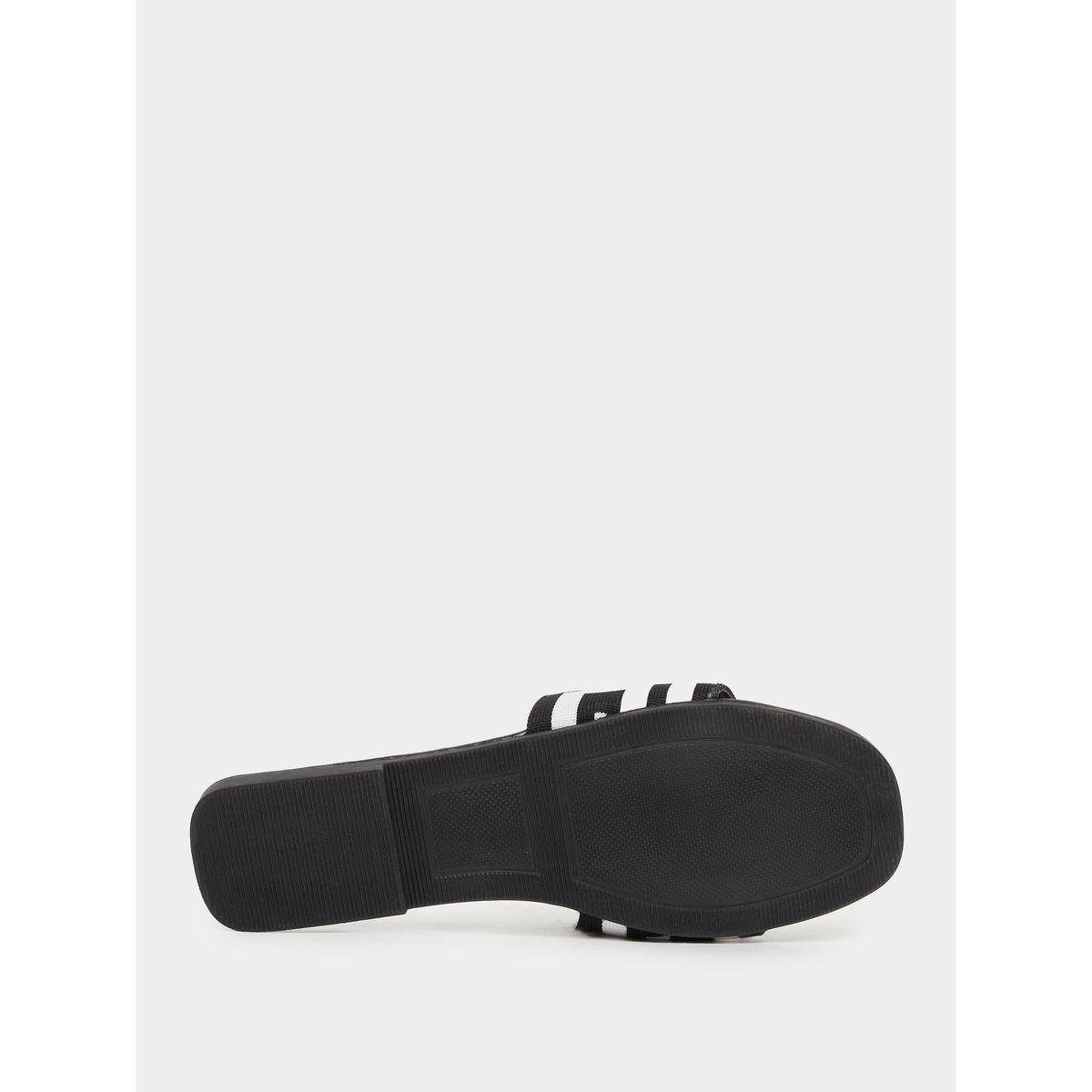 Styli Textured Printed Flat Sandals-women-shoes-flipflopsandslides-image-6