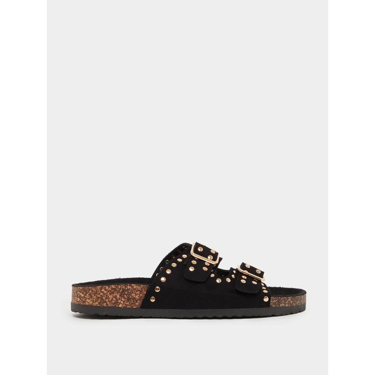 صندل فلات مرصع بمقدمة مفتوحة-women-shoes-sandals-flats-image-1