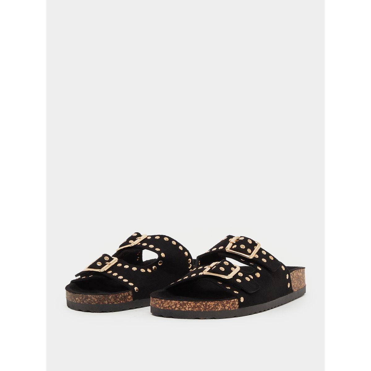 صندل فلات مرصع بمقدمة مفتوحة-women-shoes-sandals-flats-image-2