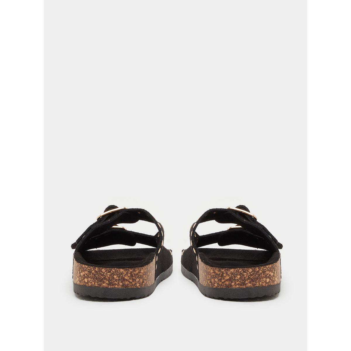Styli Studded Open Toe Flat Sandals-women-shoes-sandals-flats-image-4