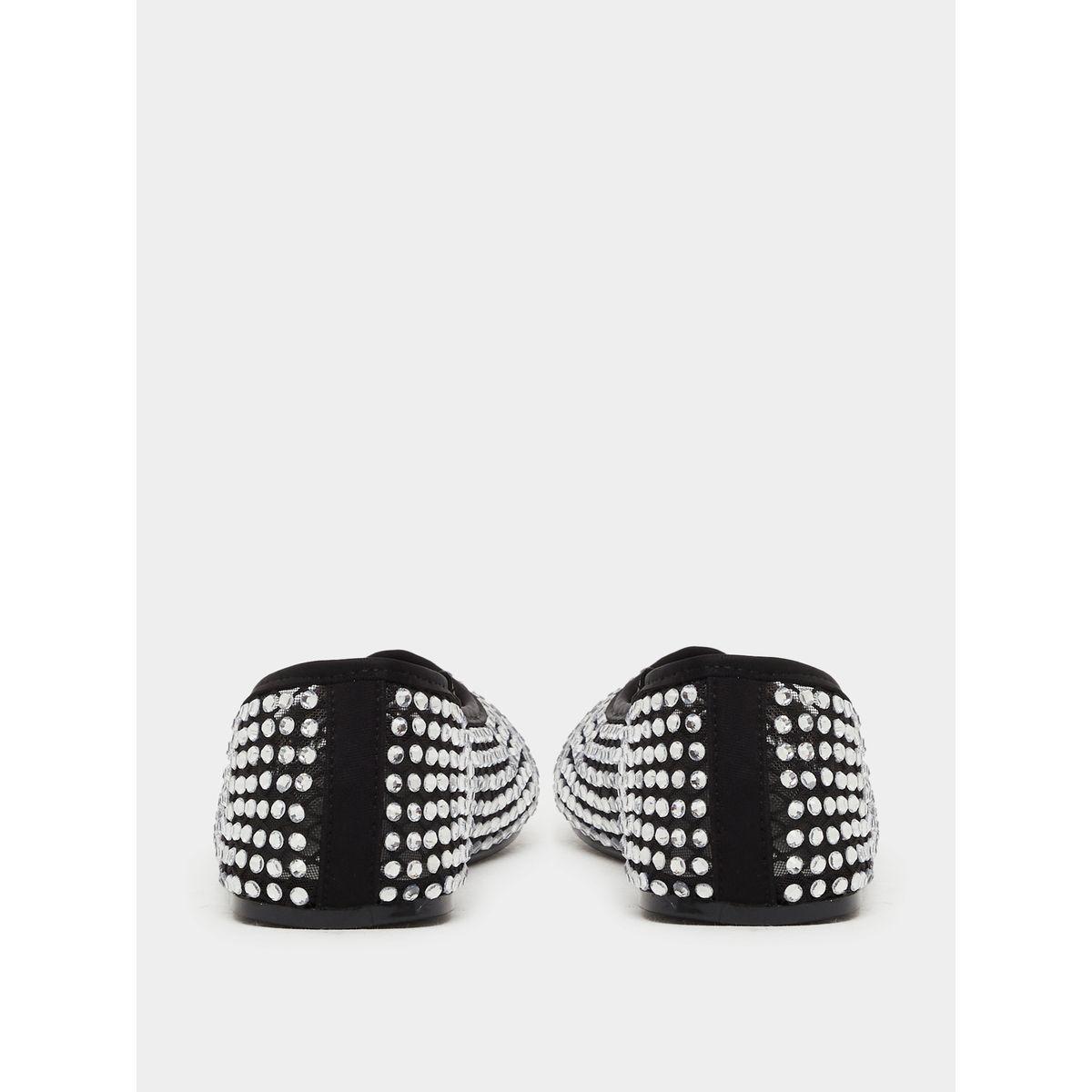 Styli Embellished Round Toe Ballerina Shoes-women-shoes-ballerinas-image-5