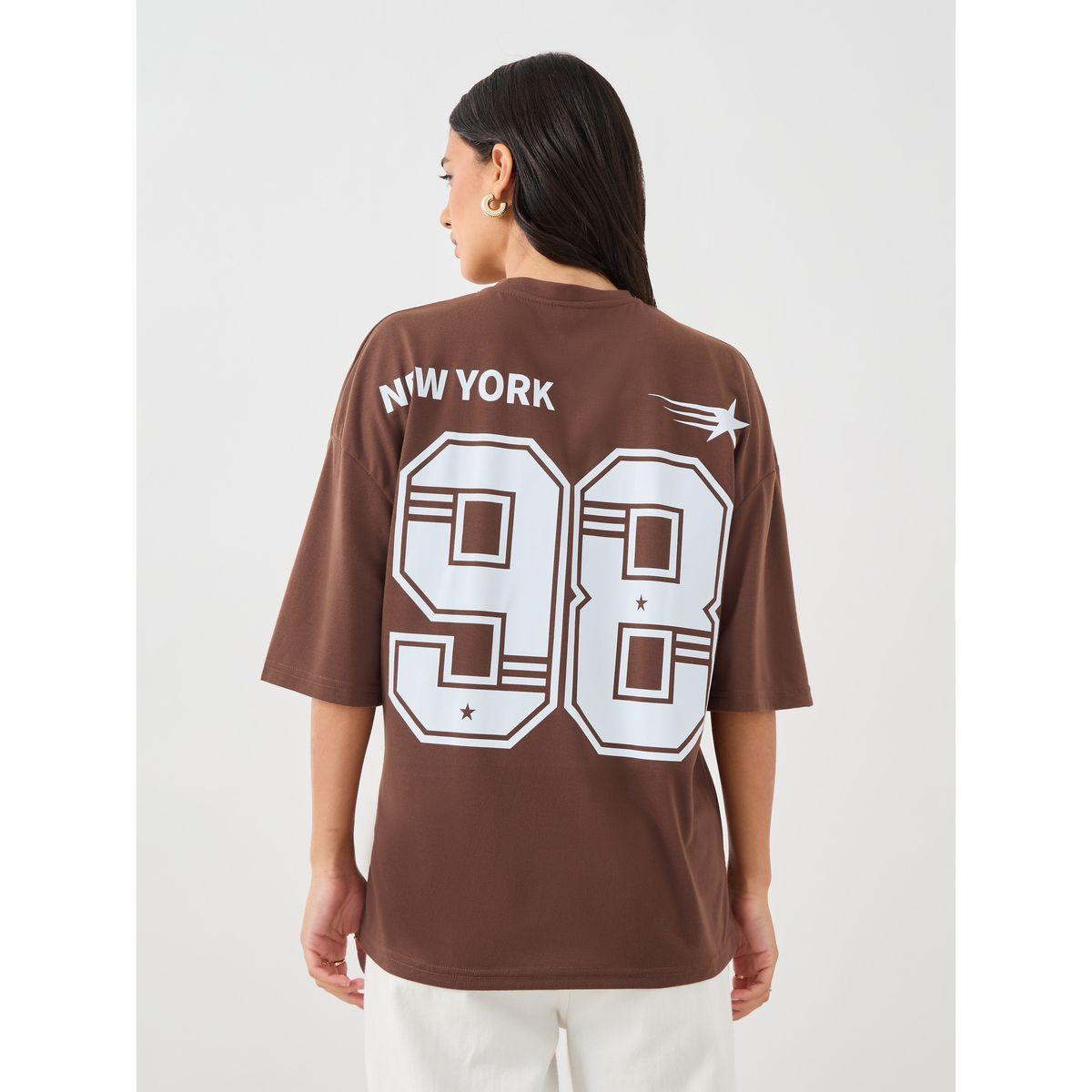 Styli Slogan Print Round Neck Oversized T-Shirt-women-clothing-tshirts-image-5