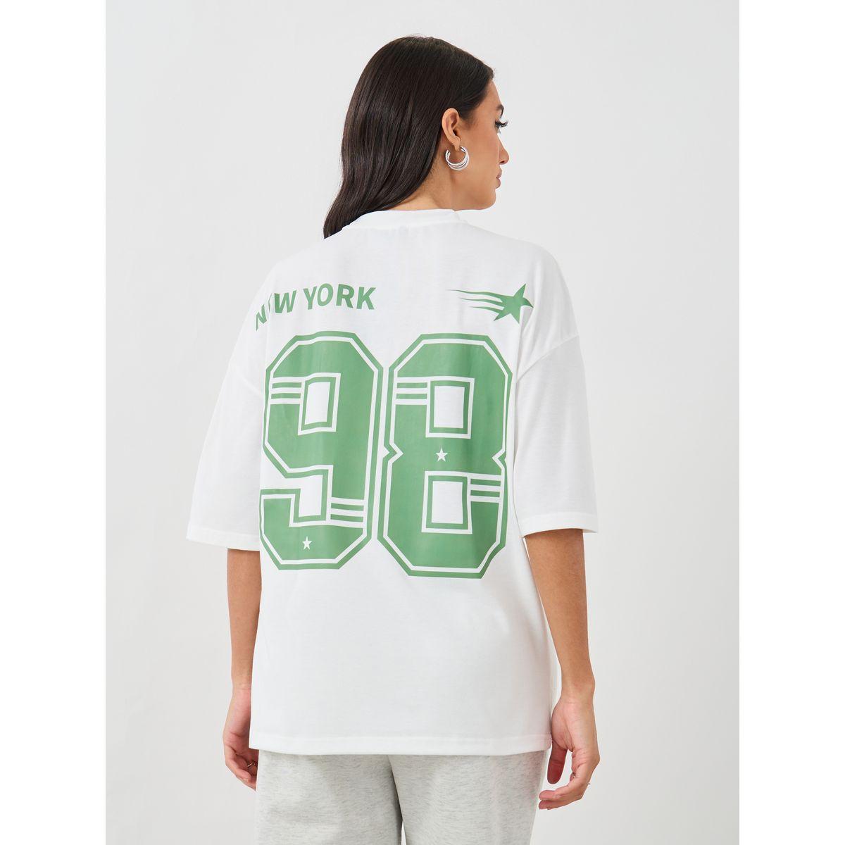 Styli Slogan Print Round Neck Oversized T-Shirt-women-clothing-tshirts-image-5
