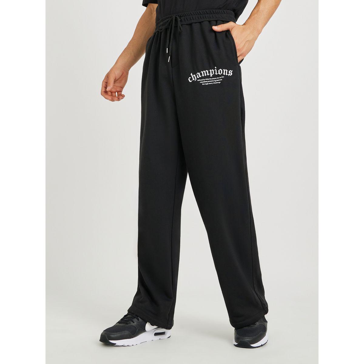 بنطال جوغر فضفاض بتفاصيل مُطرزة-men-clothing-bottoms-joggers-image-1