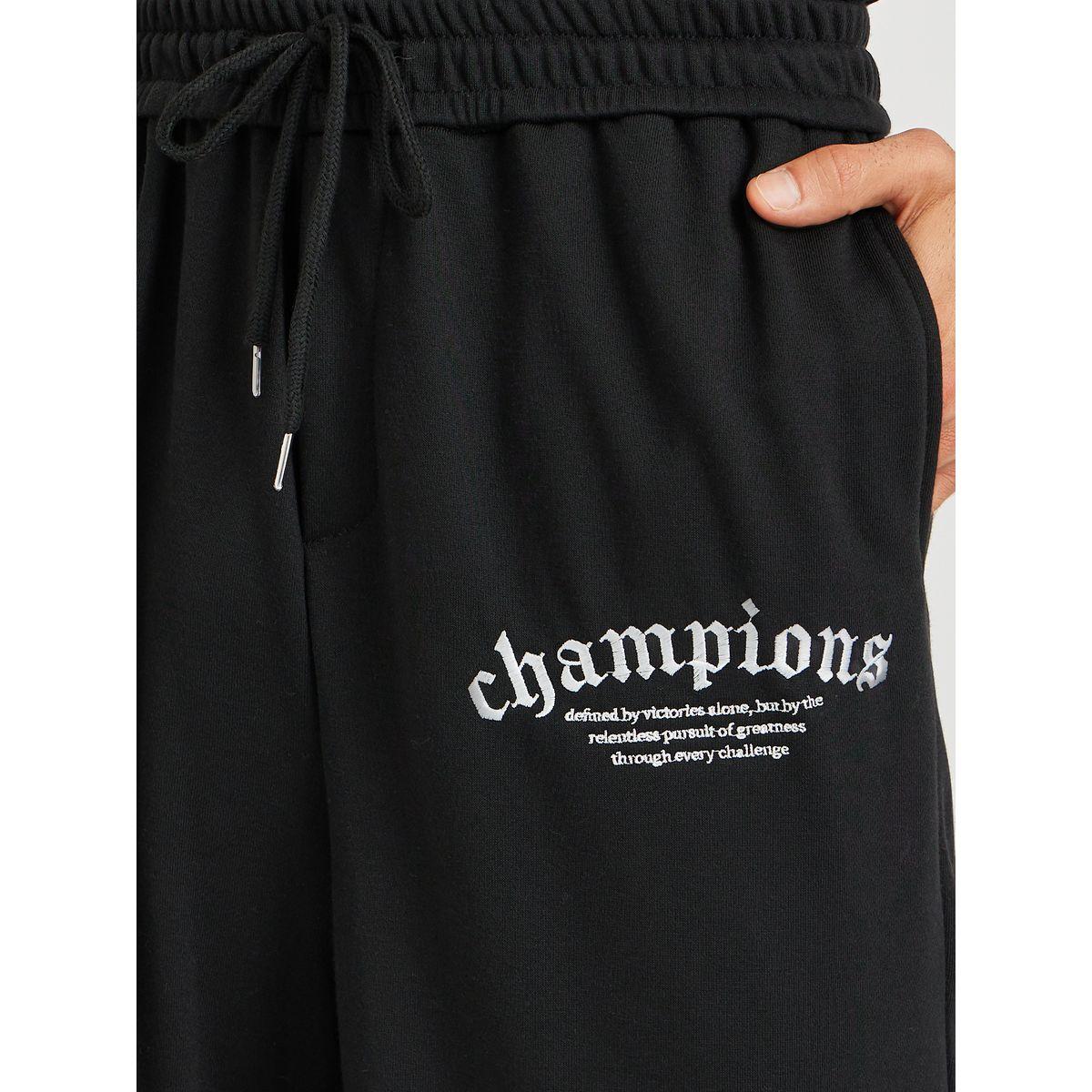 بنطال جوغر فضفاض بتفاصيل مُطرزة-men-clothing-bottoms-joggers-image-3