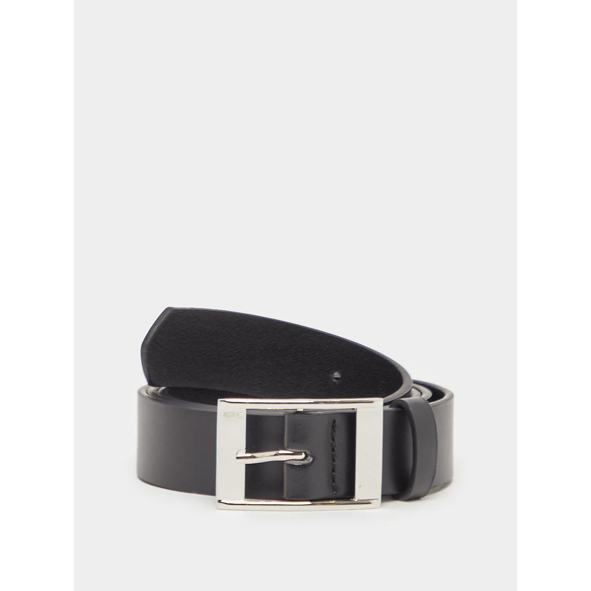 Styli  Metal Buckle Black Waist Belt-men-beltsandwallets-belts-image-1