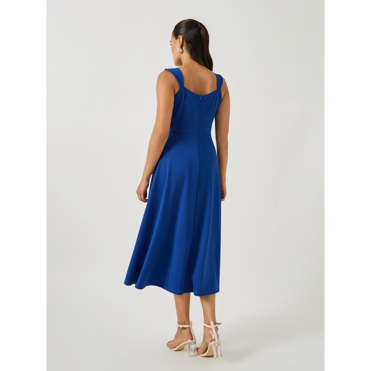 Styli Plain Sweetheart Neck Strappy A-Line Midi Dress-women-clothing-dresses-image-5