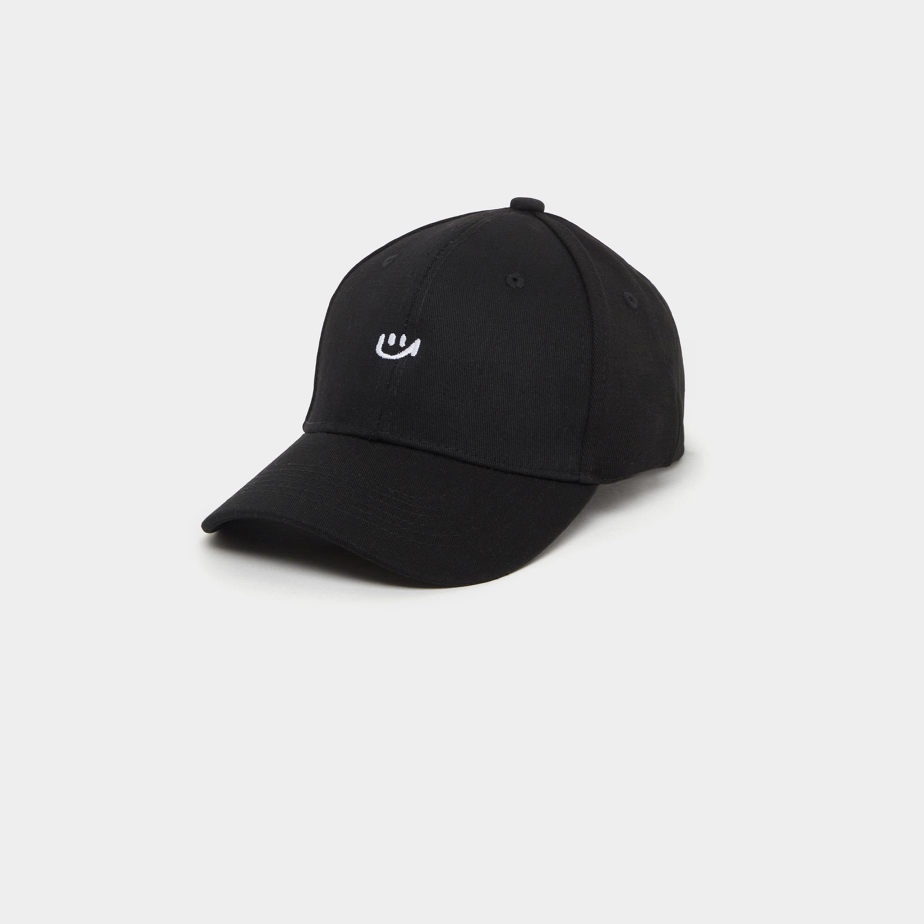 ستايلي - قبعة بيسبول مطرزة بابتسامة-men-caps-image-1