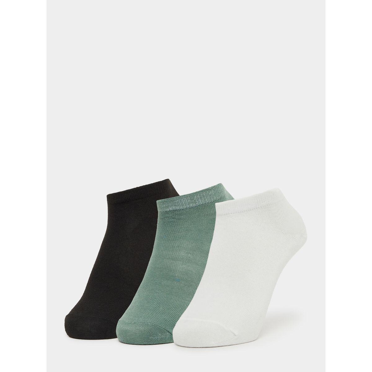 Styli Pack of 3 - Multi color Solid Ankle Socks-men-socks-image-1