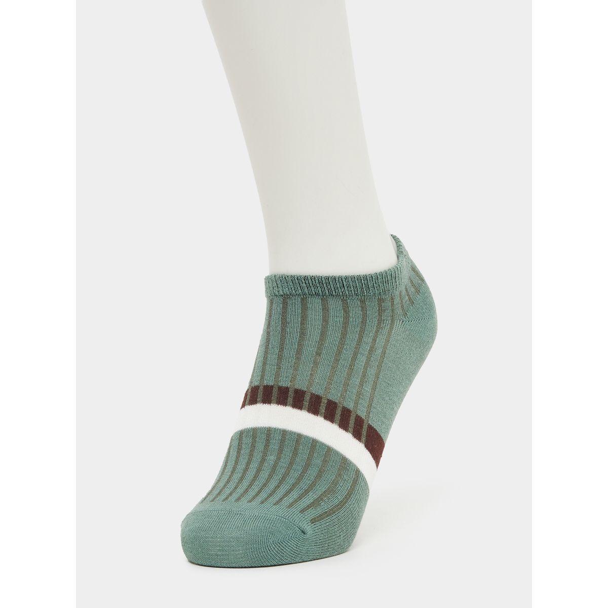 Styli Pack of 5 Multicolor Striped Ankle Socks-men-socks-image-6