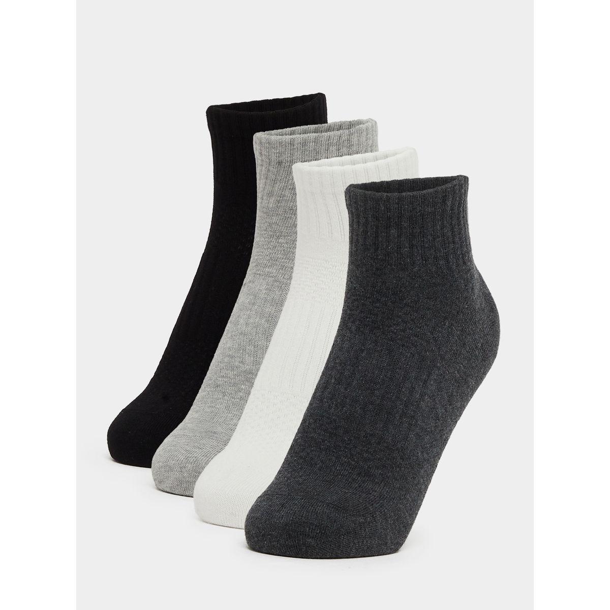 Styli Set of 4 - Ribbed Ankle Socks-men-socks-image-1