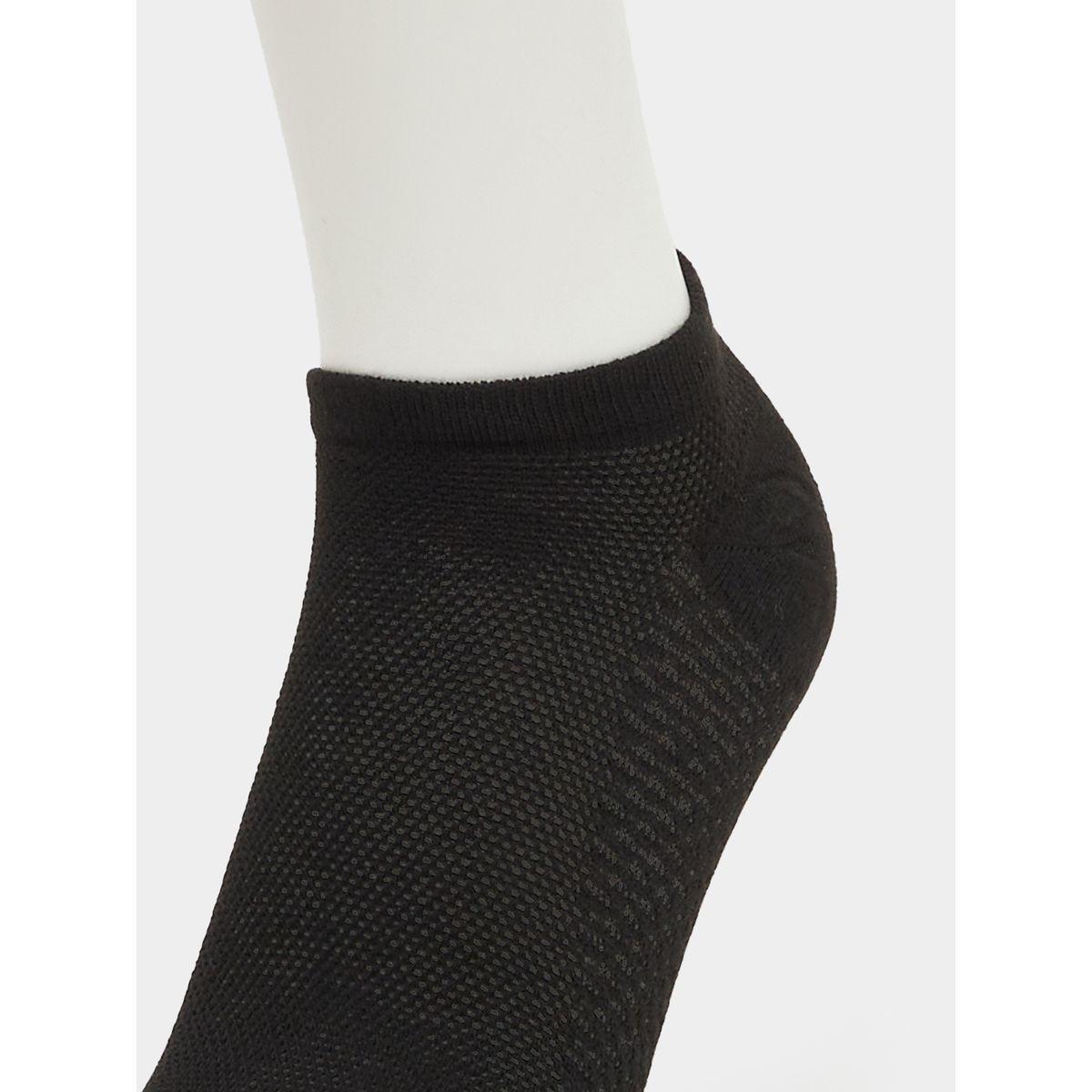 Styli Pack of 3 Multicolor Plain Comfy Ankle Socks-men-socks-image-3