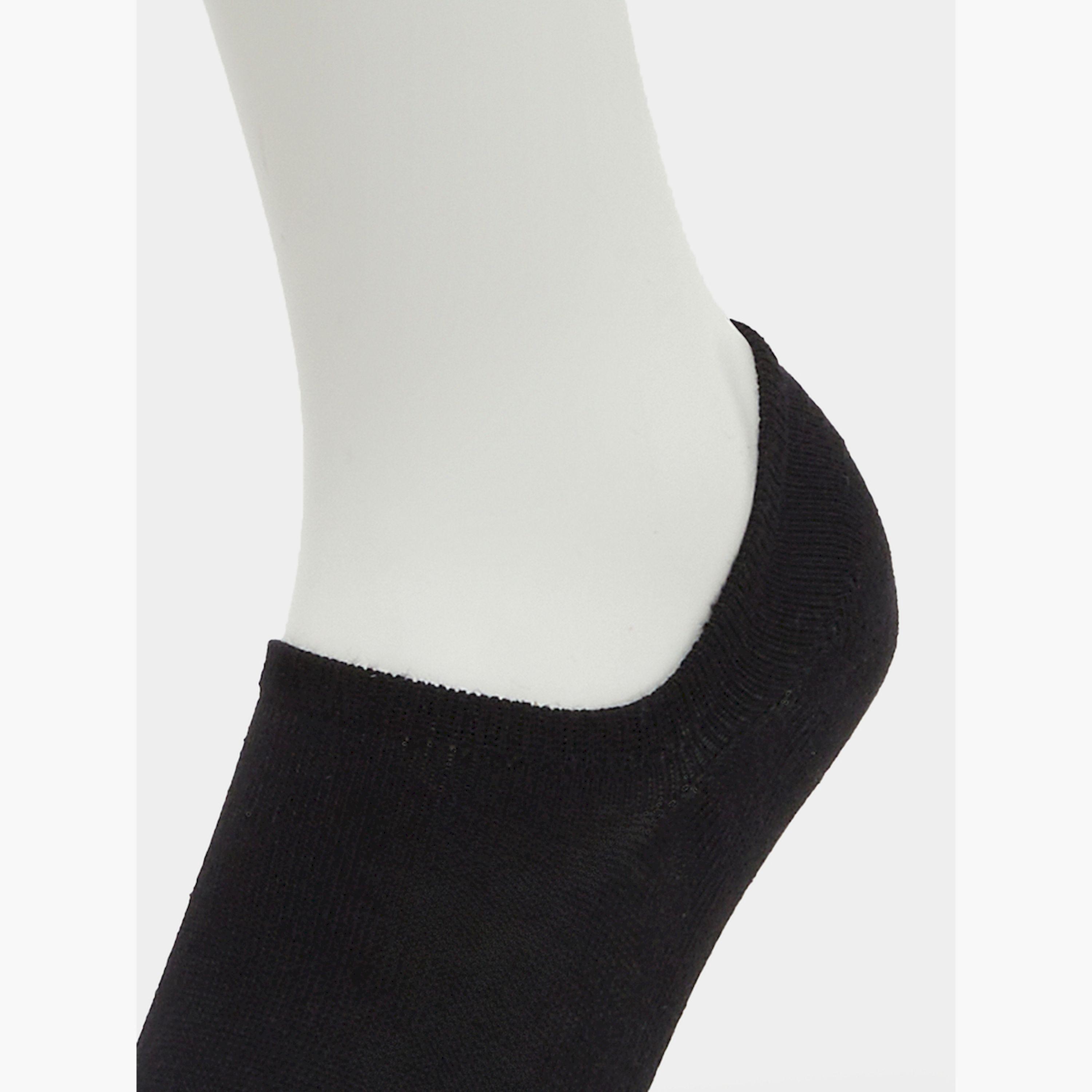 Styli Black Ankle Socks - 5 Pairs-men-socks-image-3