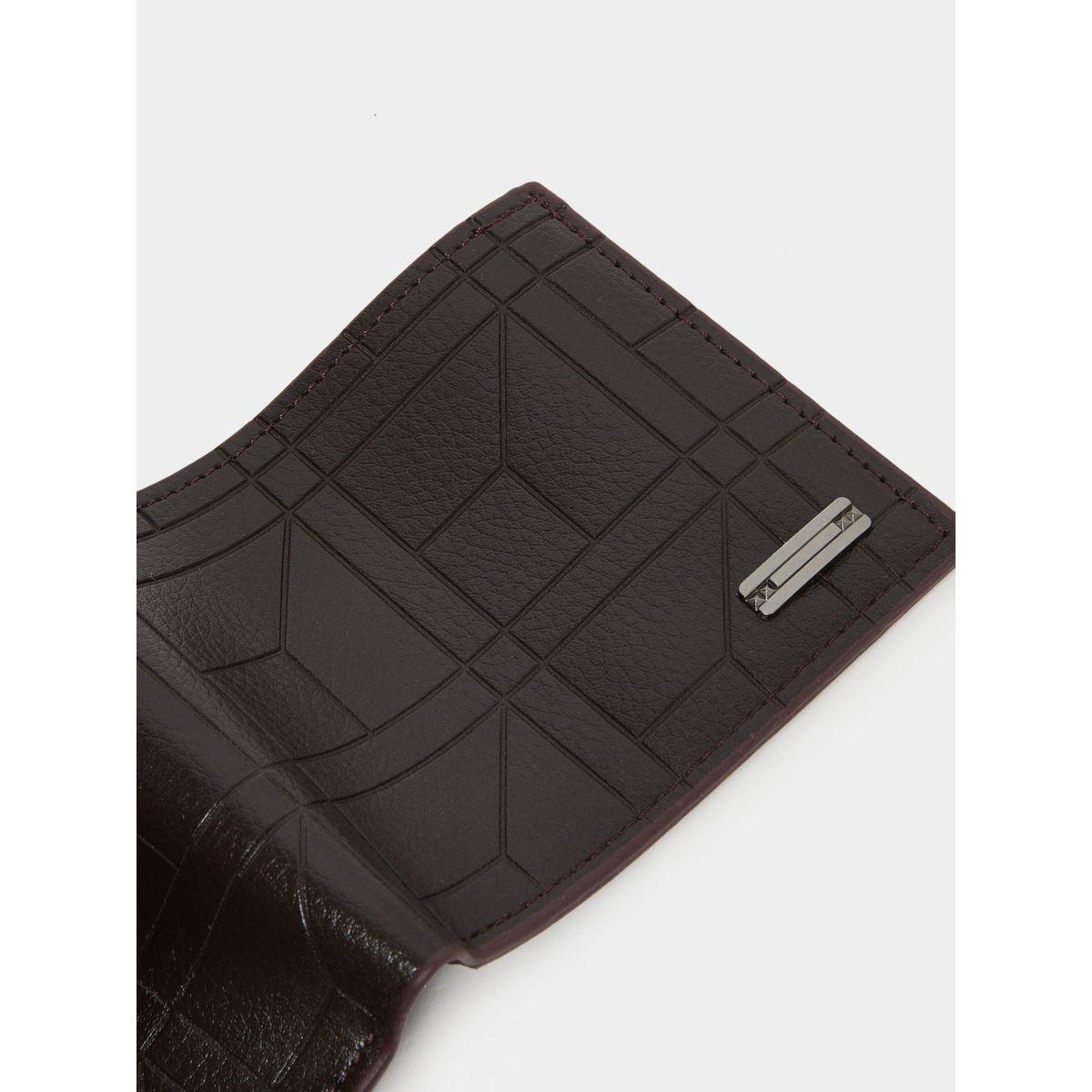 Styli Brown Self Design Quilted Wallet-men-beltsandwallets-wallets-image-3