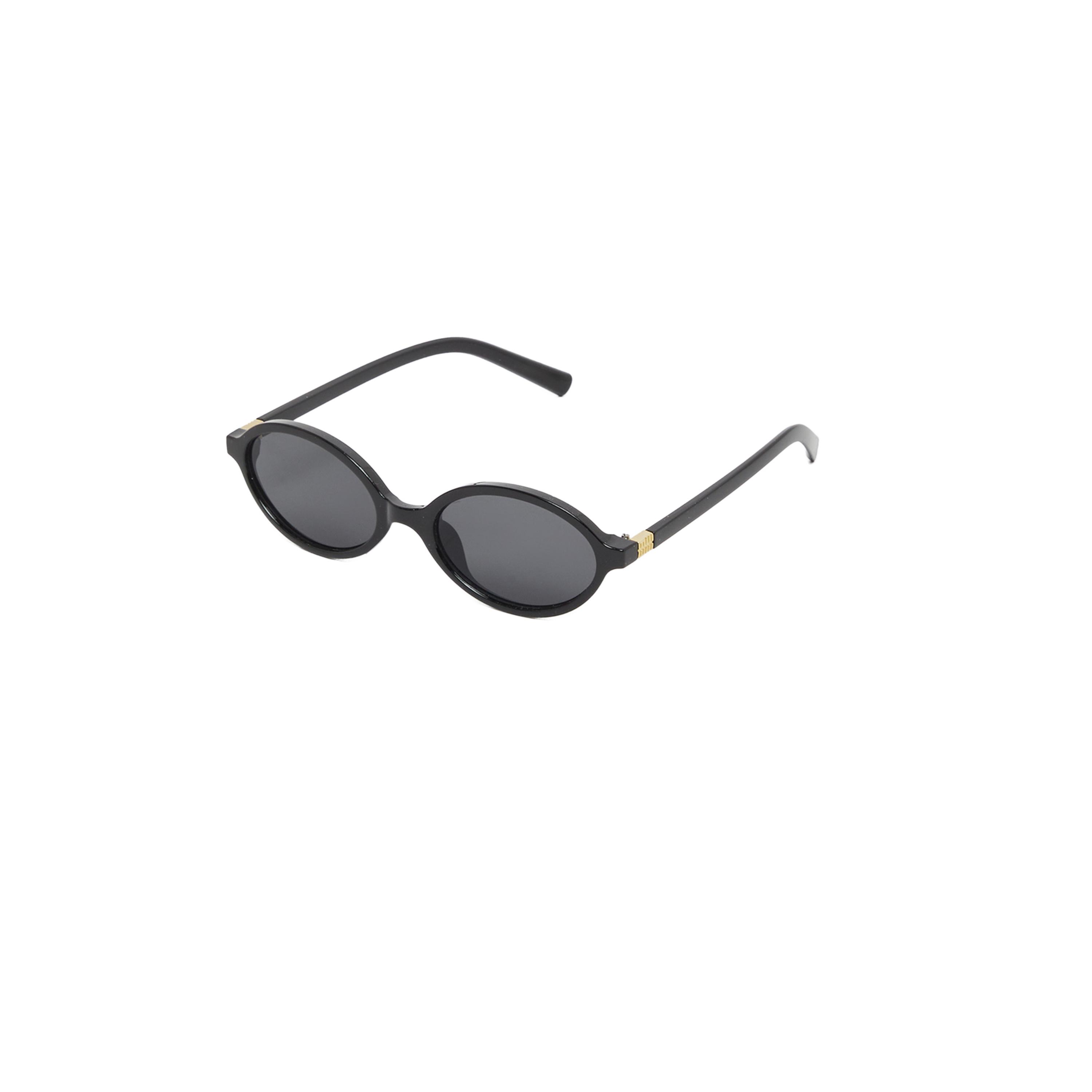 ستايلي - نظارات شمسية دائرية للرجال - أسود-men-sunglasses-image-1