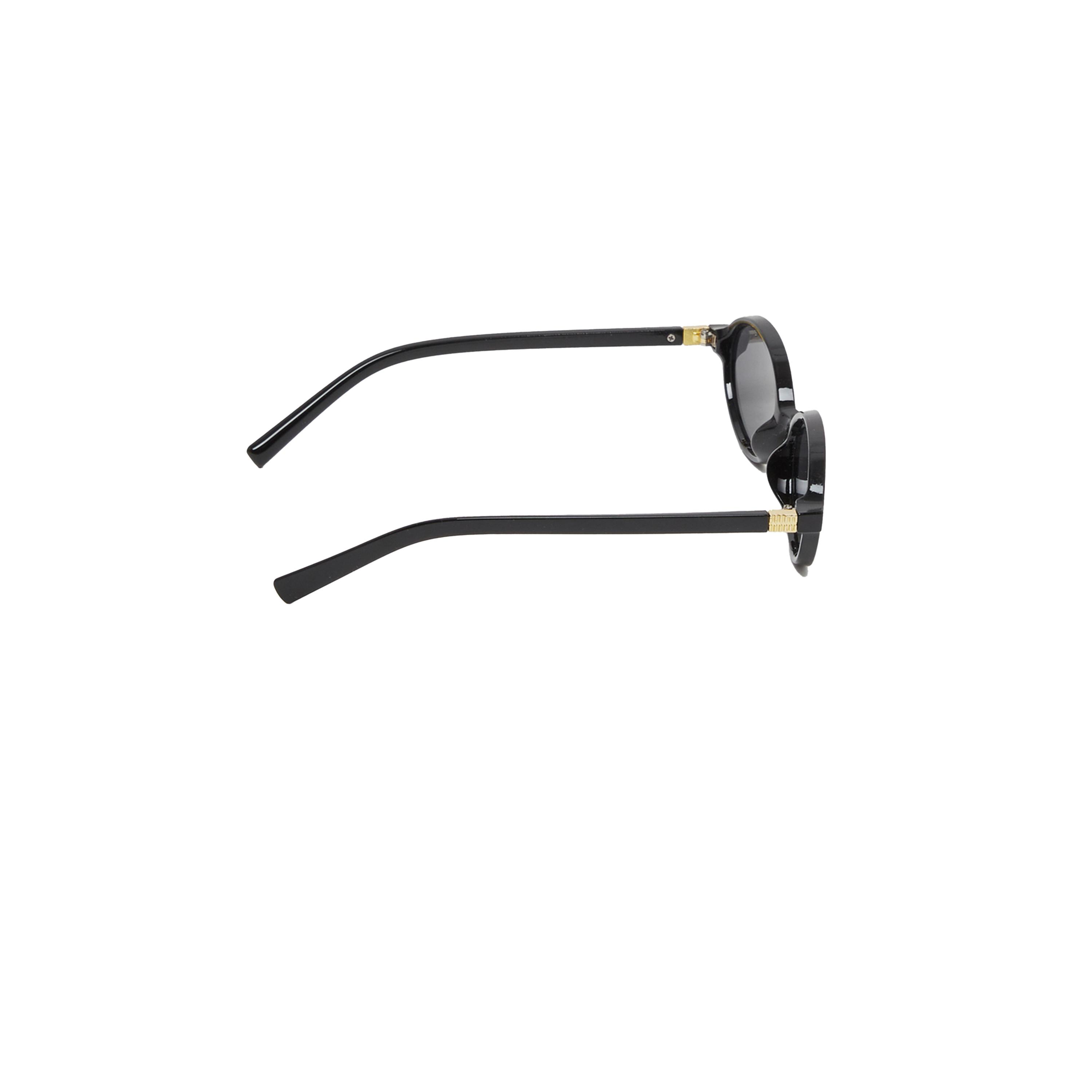 Styli Black Round Sunglasses for Men-men-sunglasses-image-3
