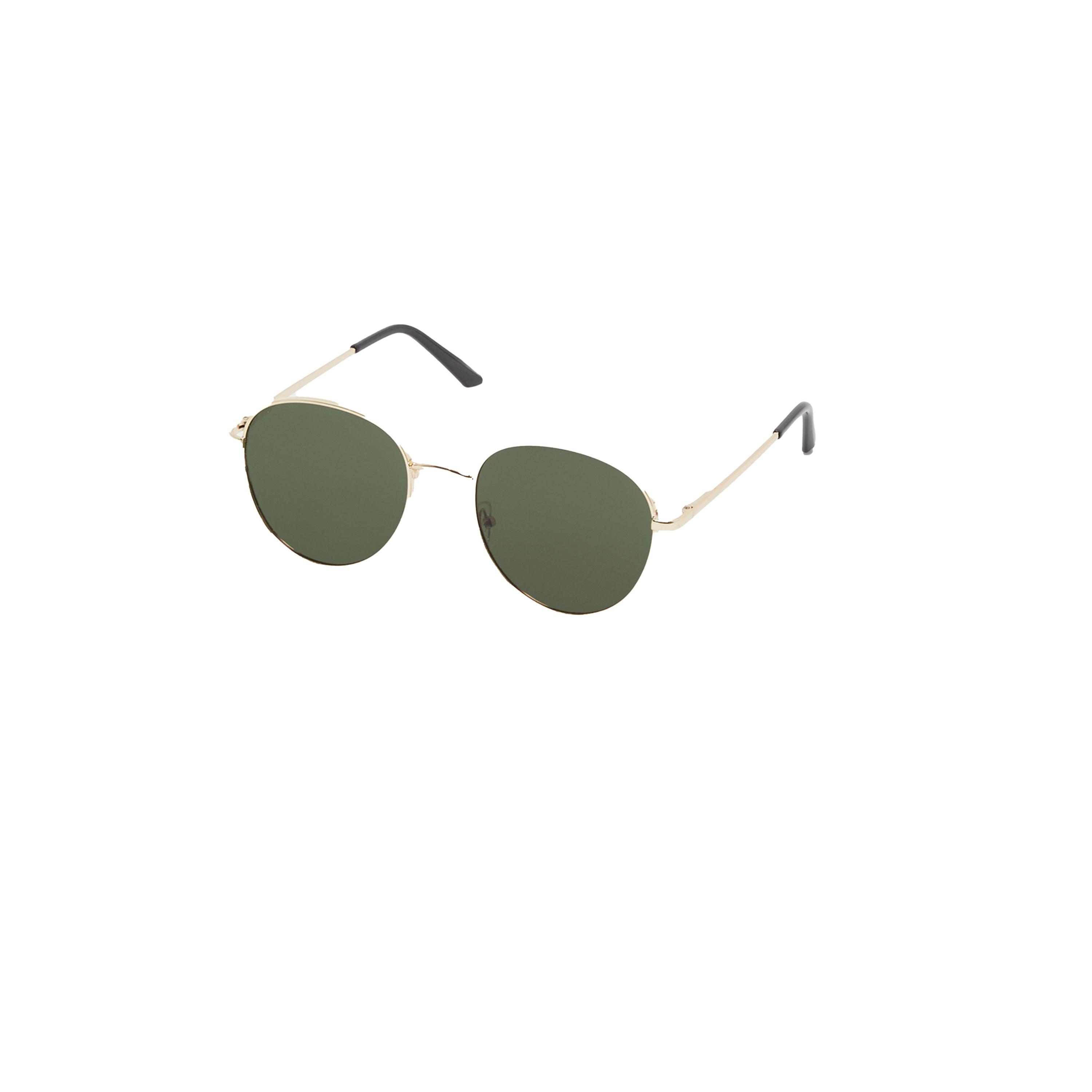 ستايلي - نظارات شمسية دائرية خضراء مع وسادات أنف-men-sunglasses-image-1