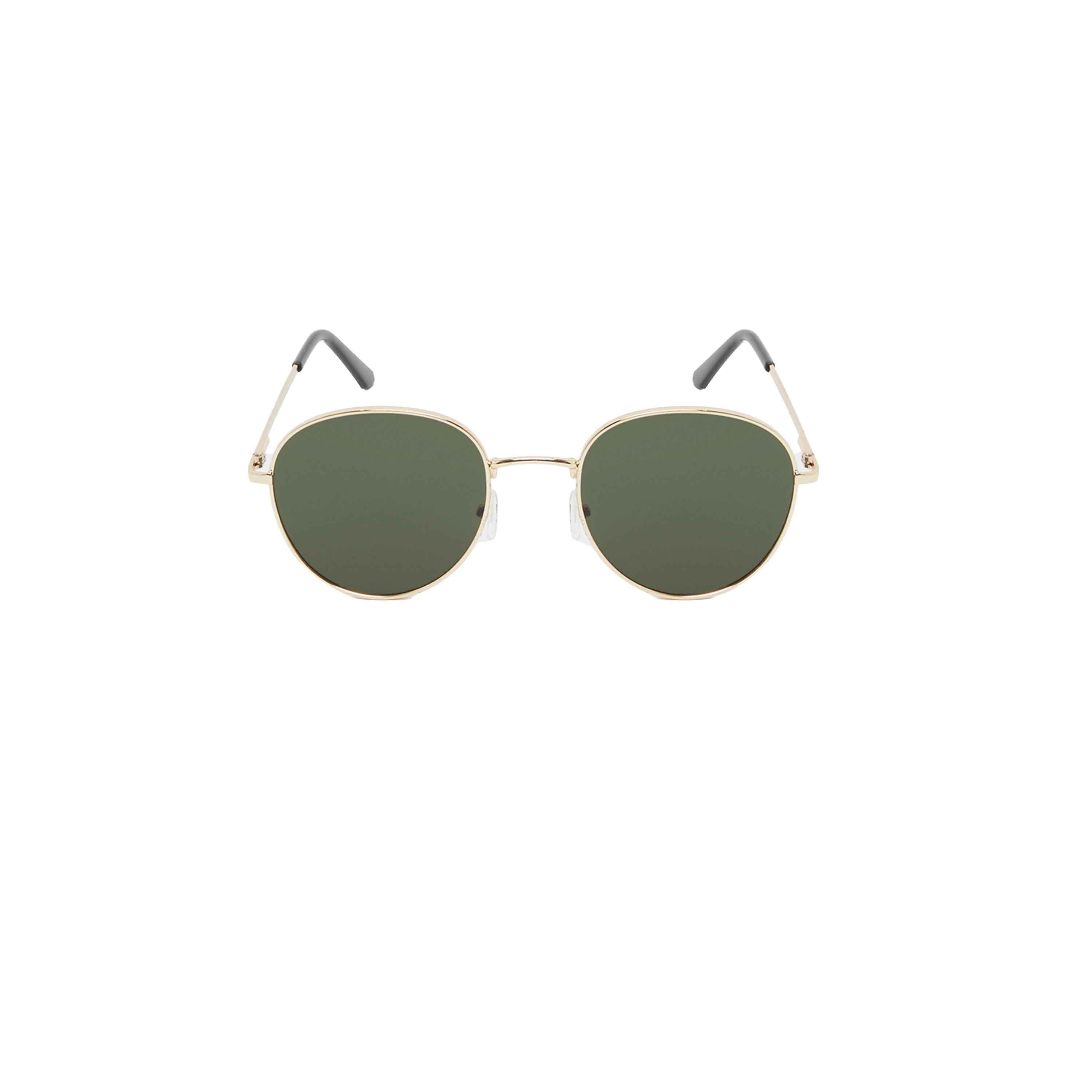 Styli Green Round Sunglasses with Nose Pads-men-sunglasses-image-2