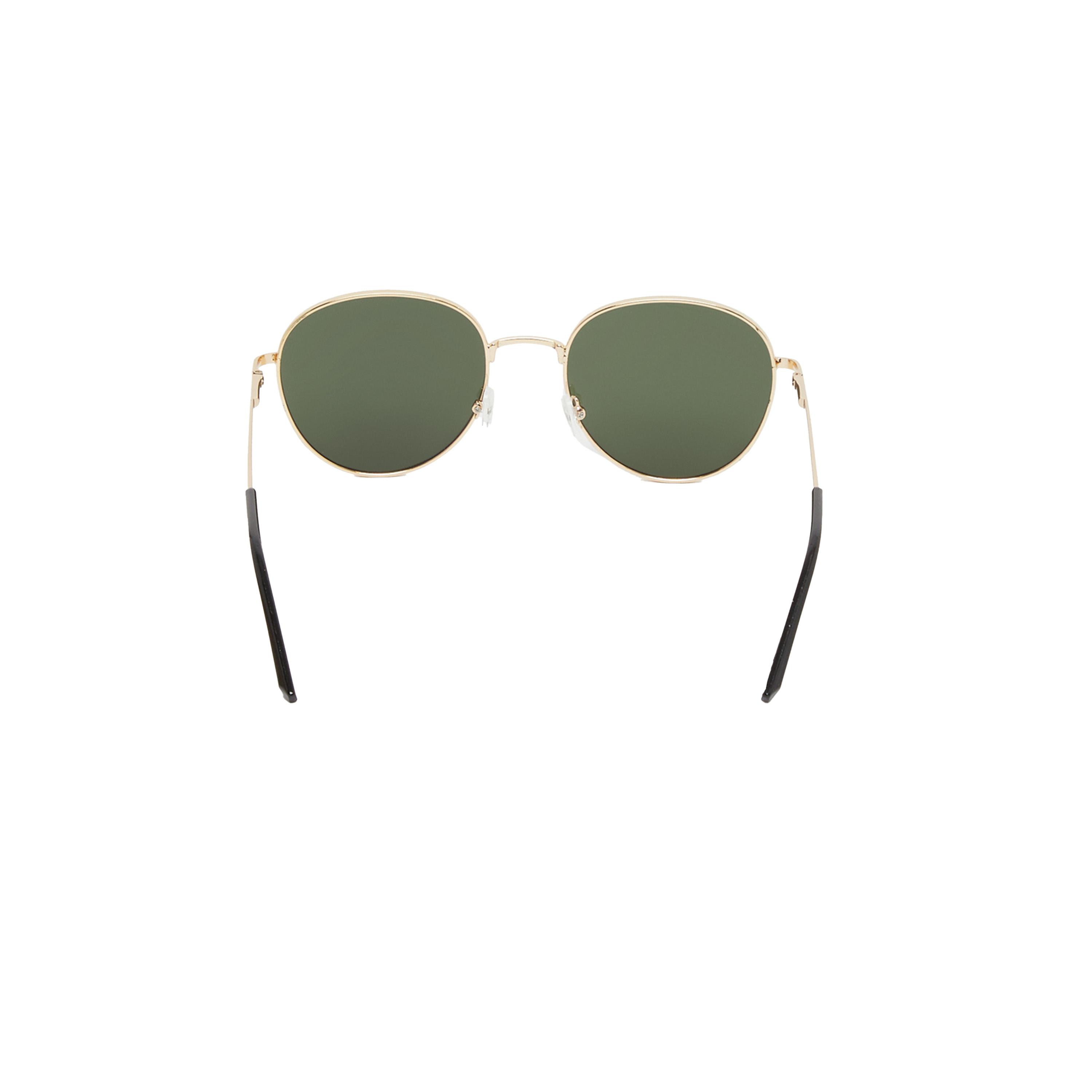 ستايلي - نظارات شمسية دائرية خضراء مع وسادات أنف-men-sunglasses-image-4