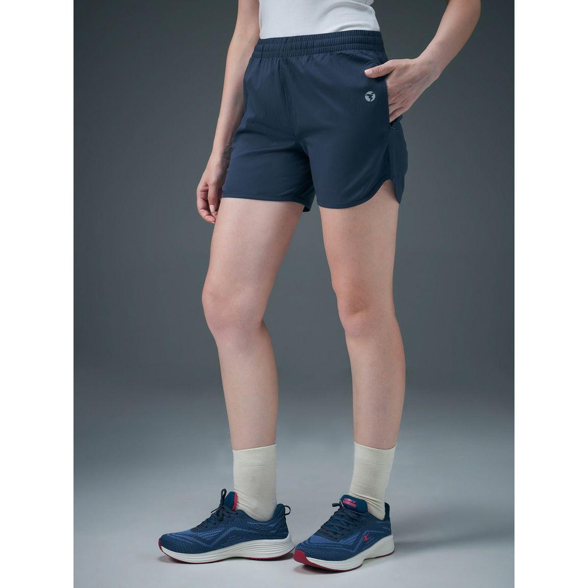 Technosport Mid Rise Stretch Shorts-women-clothing-sportswearandactivewear-bottoms-image-1