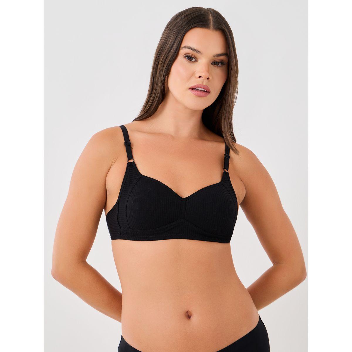 مجموعة من 3 صدرية مبطنة بتفاصيل مضلعة-women-clothing-lingerie-bras-image-3