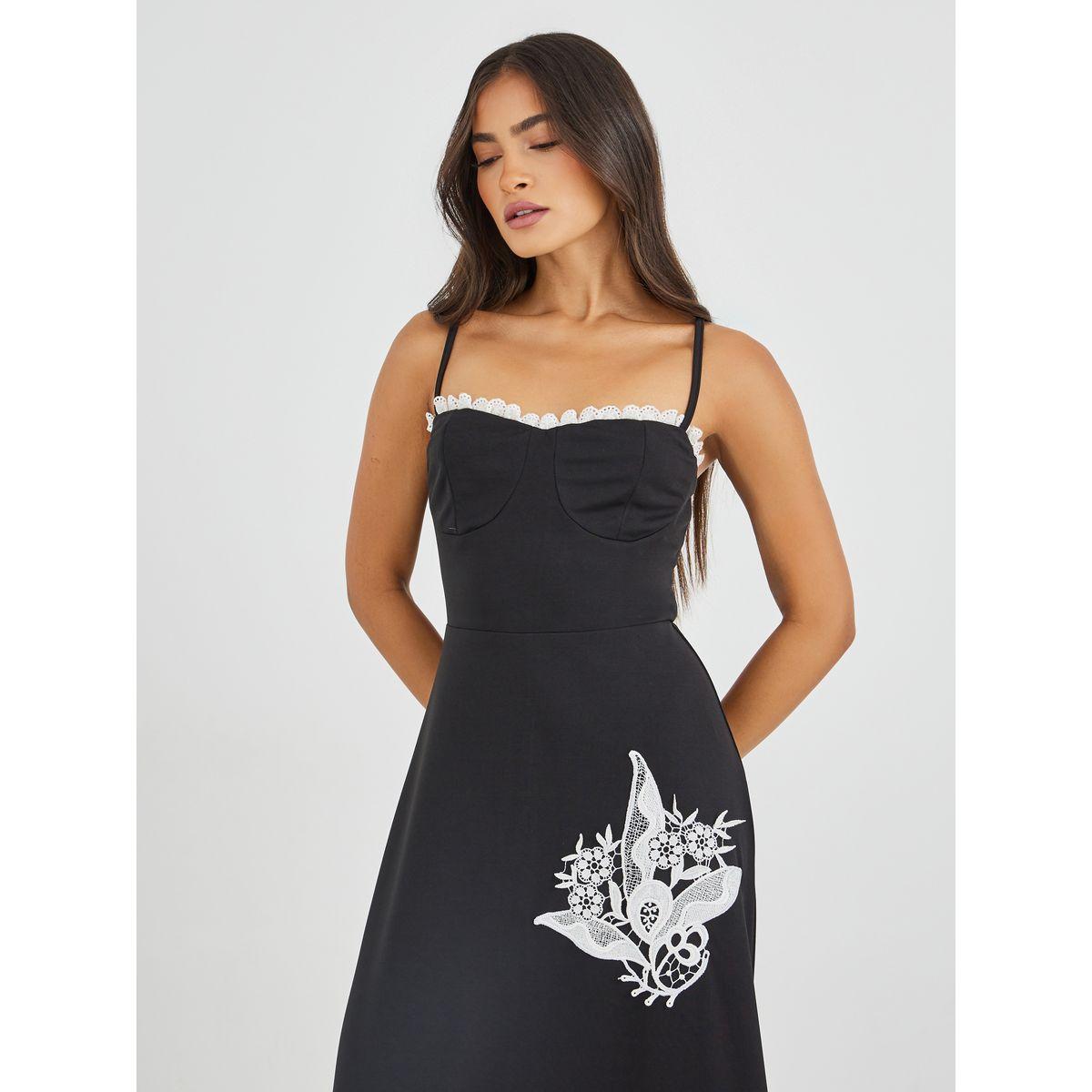 Styli Lace Insert Strappy A-Line Maxi Dress-women-clothing-dresses-image-3