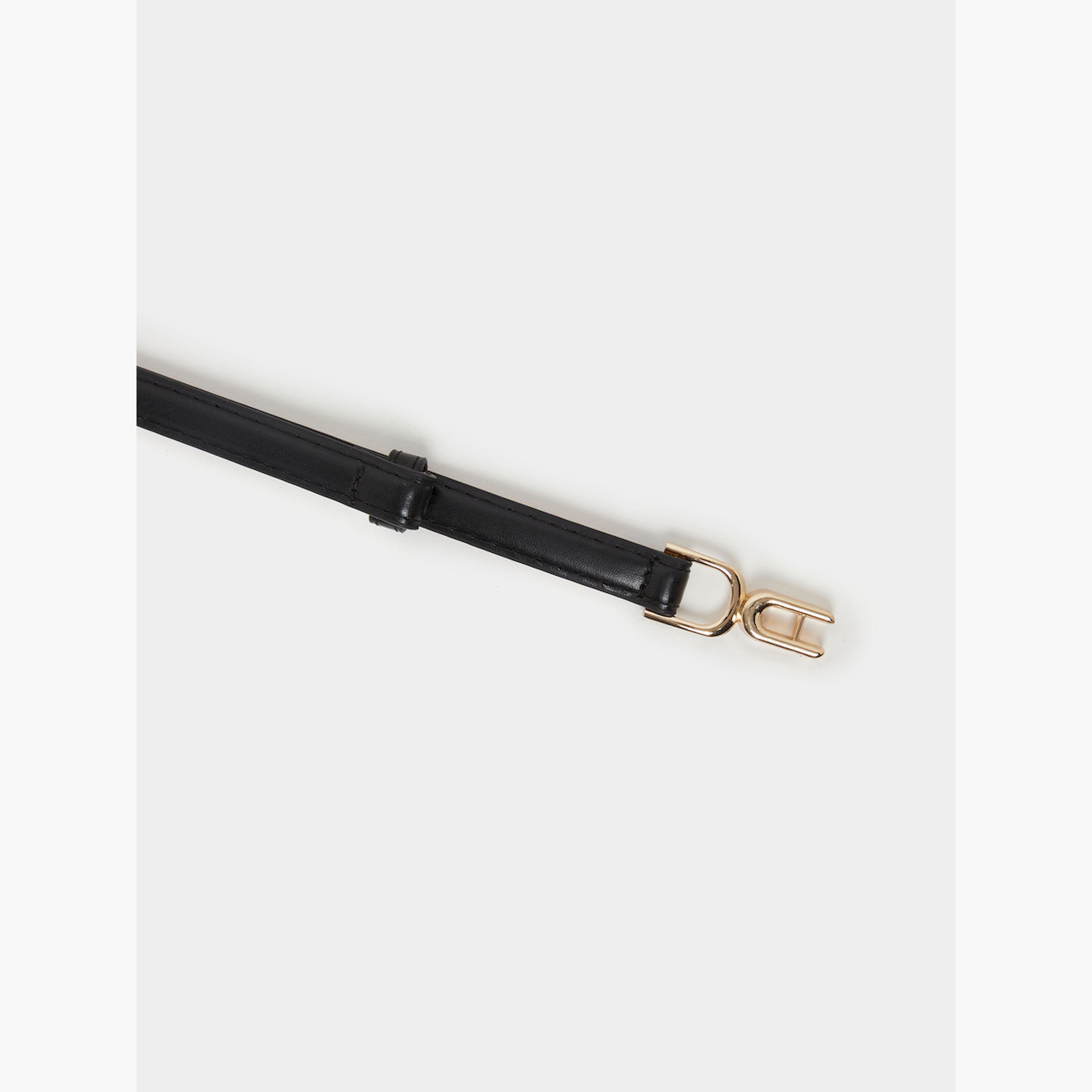 ستايلي - حزام أسود نحيف بمشبك ذهبي-women-clothingaccessories-belts-image-3