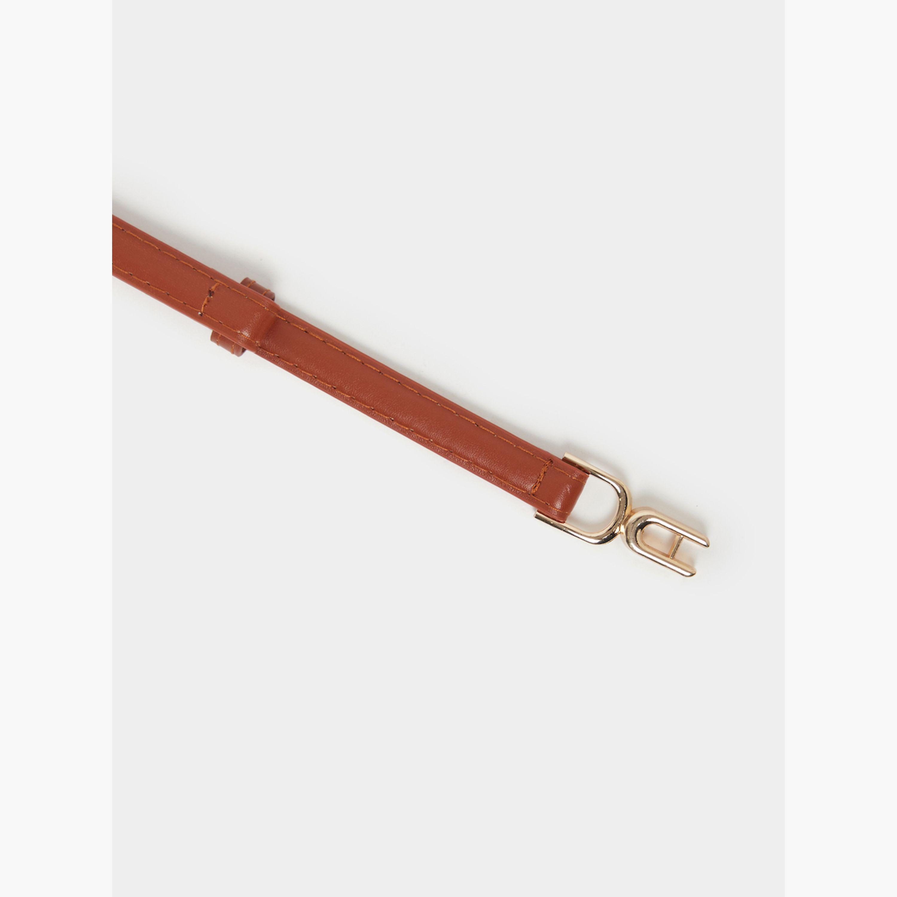 Styli Solid Clamp Closure Belt-women-clothingaccessories-belts-image-3