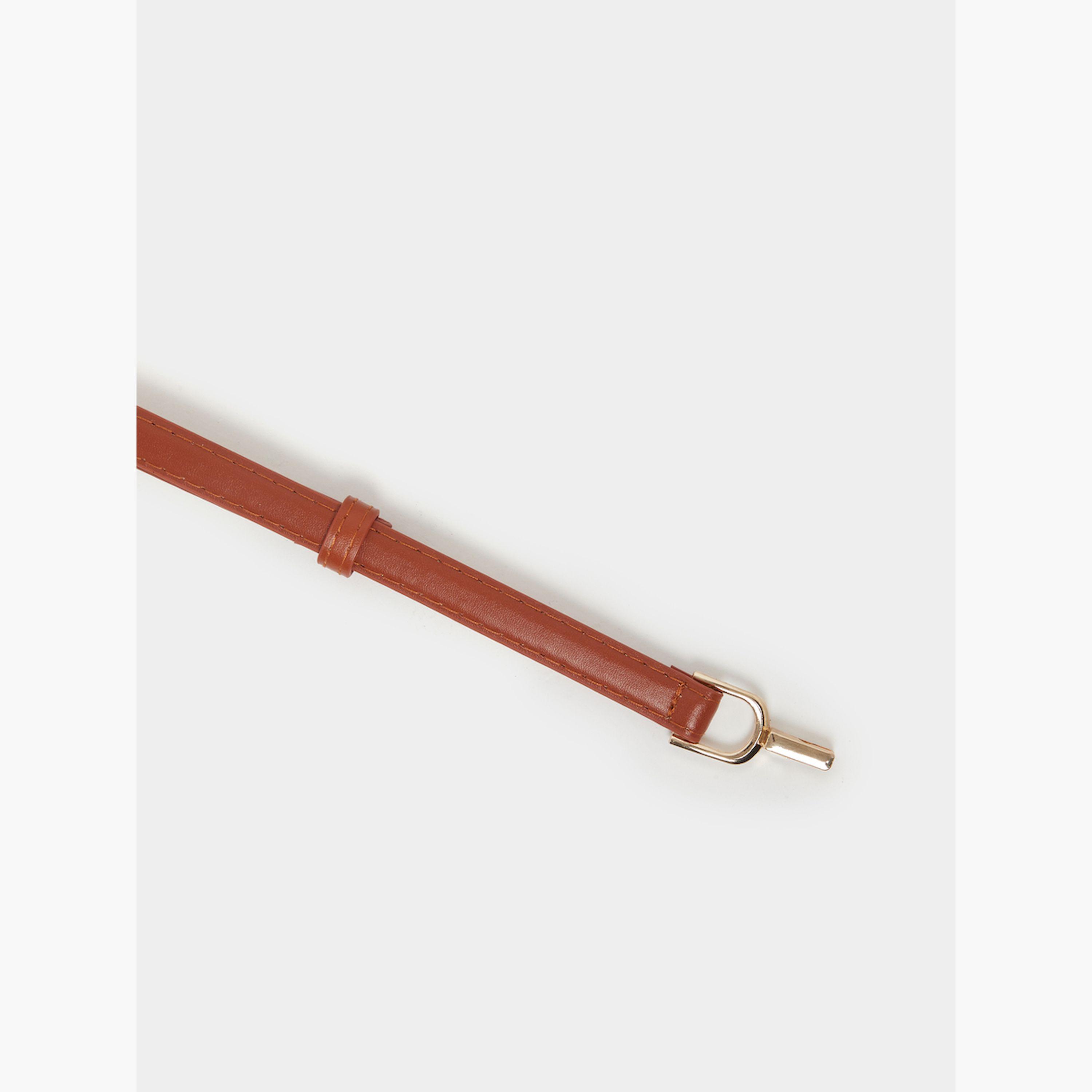 Styli Solid Clamp Closure Belt-women-clothingaccessories-belts-image-4