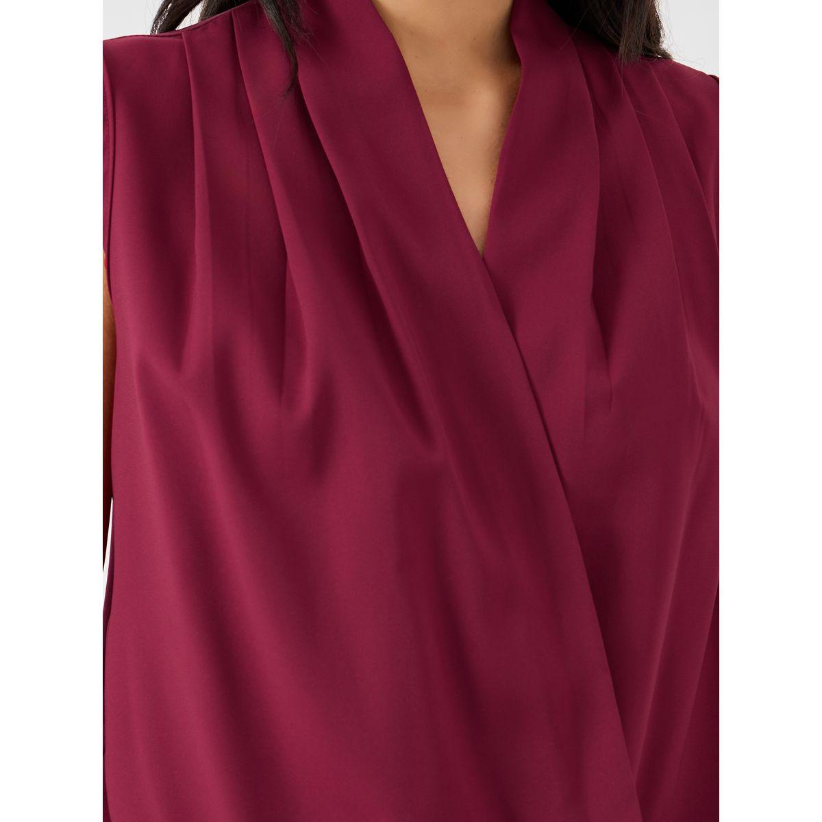 Styli Solid Sleeveless Surplice Neck Wrap Top-women-clothing-shirtsandblouses-blouses-image-3