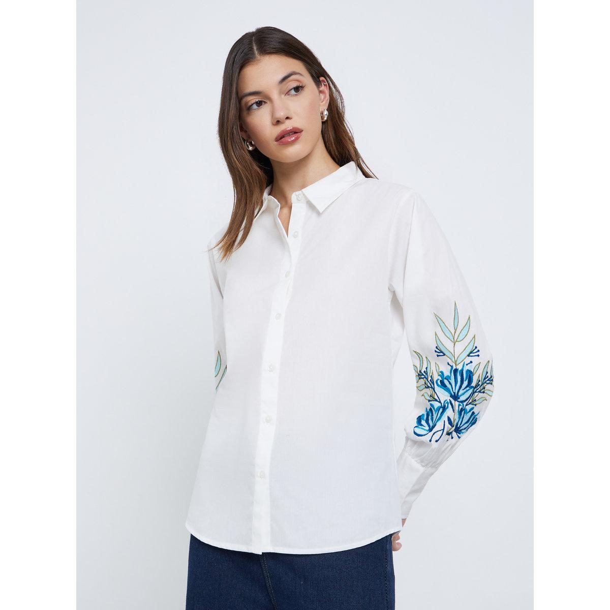 بلوزة بتفاصيل مُطرزة وأكمام طويلة-women-clothing-shirtsandblouses-shirts-image-3