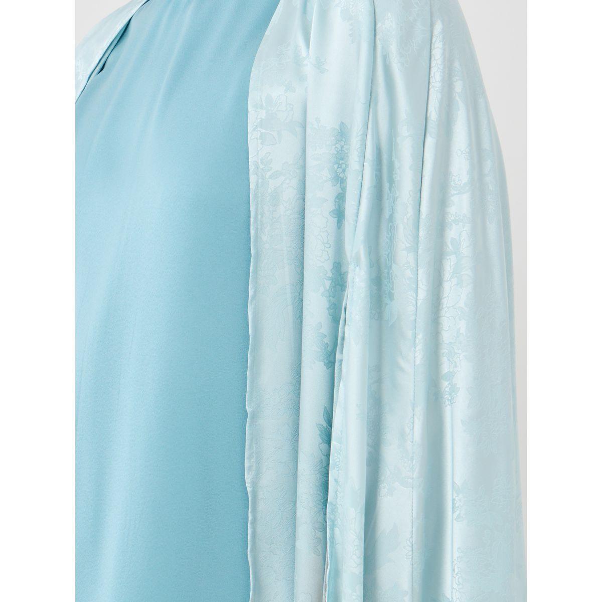أميرة x ستايلي طقم منسق من فستان ستان وعباية بنمط كيب-women-arabicclothing-abayas-image-5