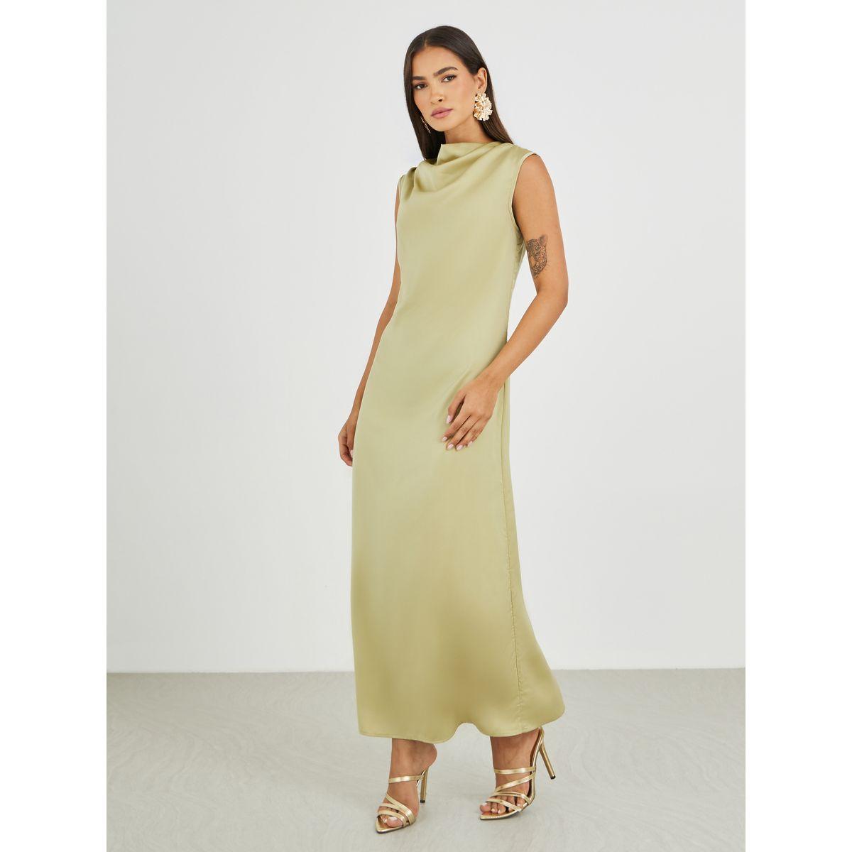 عباية ساتان بنمط كيب وفستان طويل مع حزام-women-arabicclothing-abayas-image-6