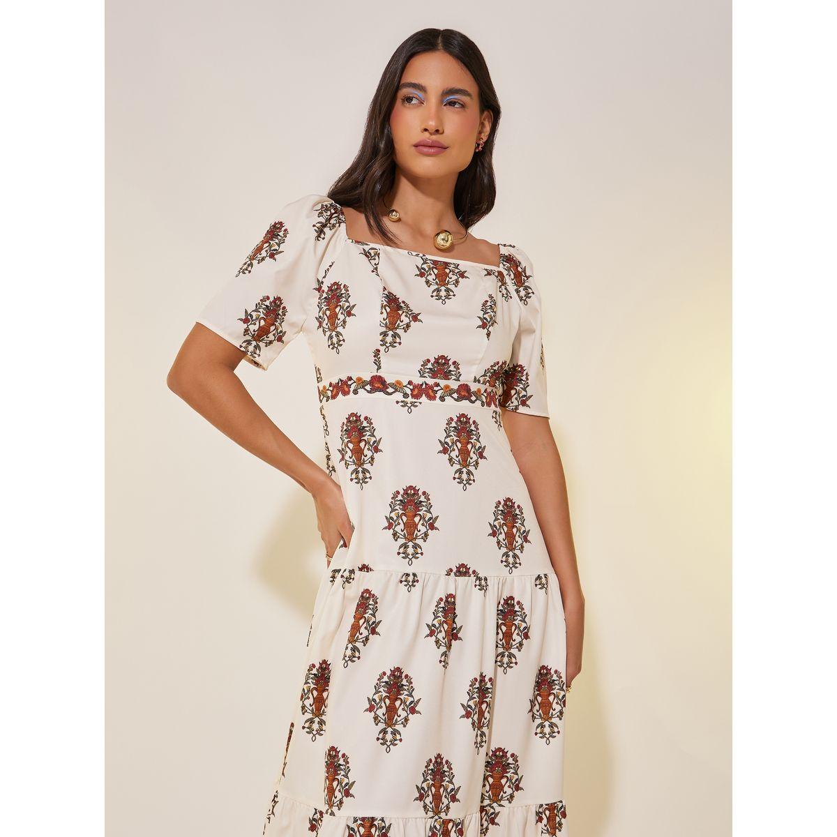 فستان طويل مطبع بالكامل مع أكمام قصيرة-women-clothing-dresses-image-3