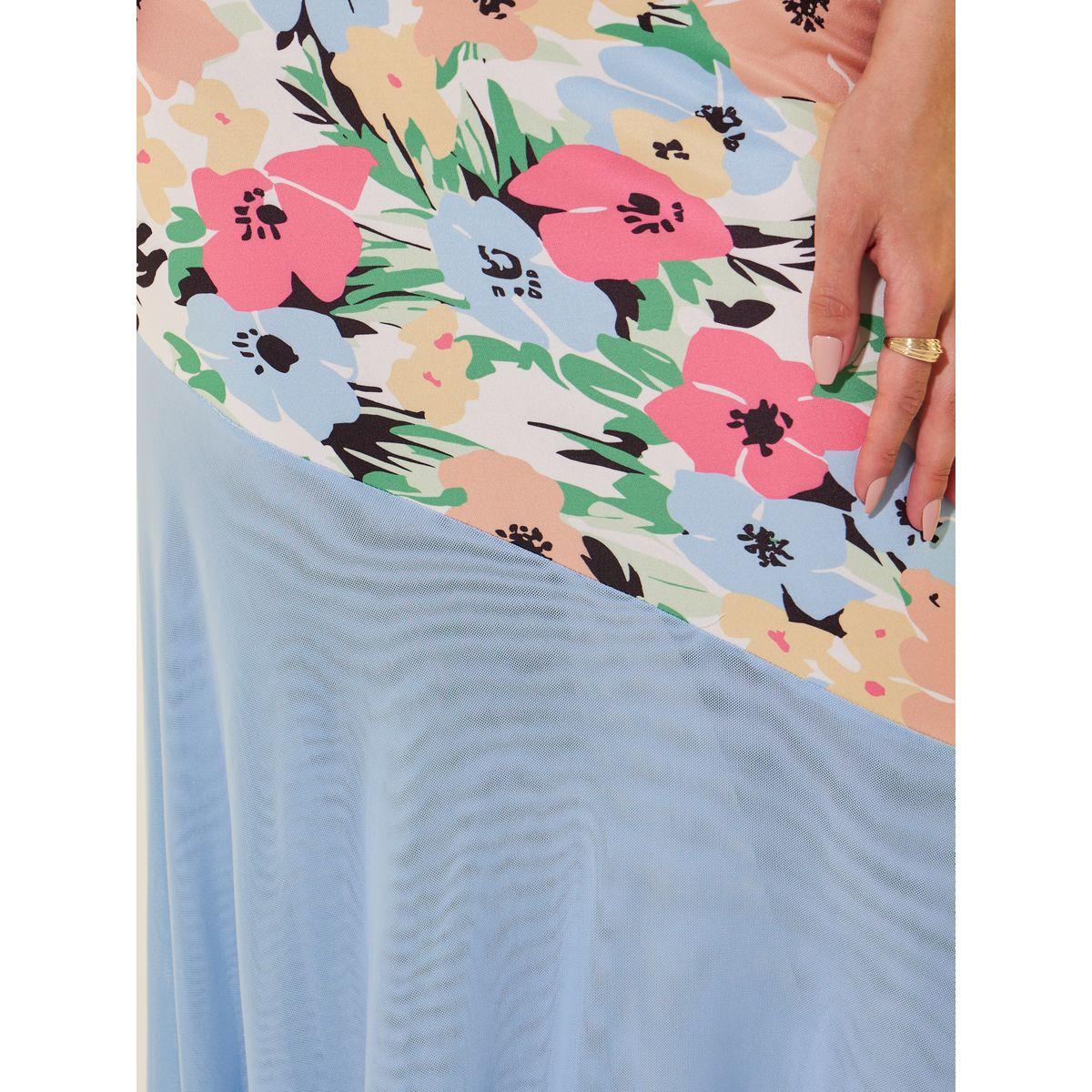 فستان طويل مطبع بزهور مع حافة ميرميد-women-clothing-dresses-image-4