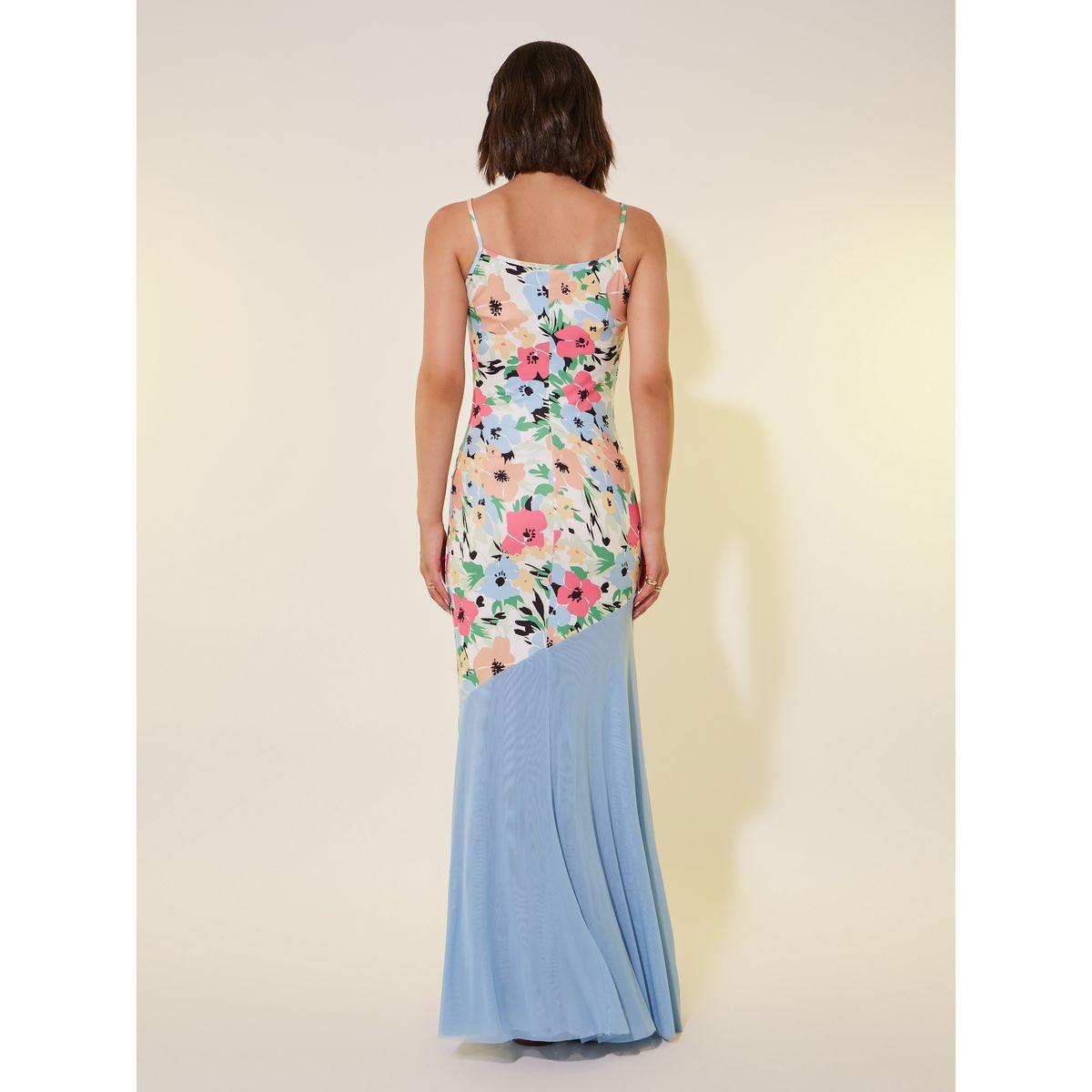 فستان طويل مطبع بزهور مع حافة ميرميد-women-clothing-dresses-image-5
