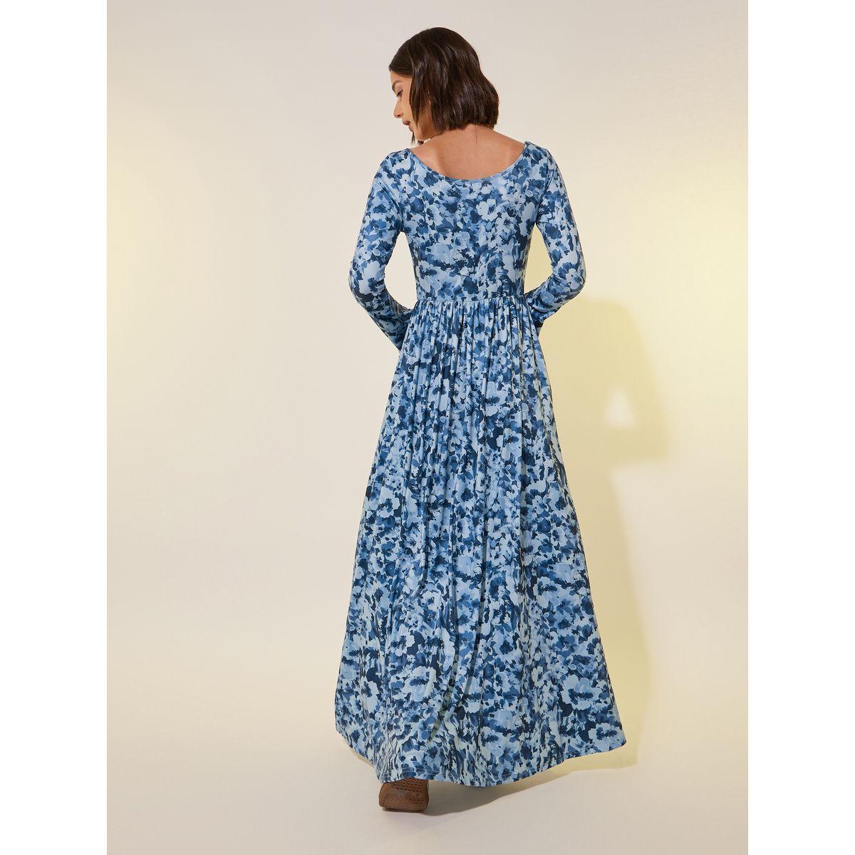 Styli Floral Print Long Sleeve A-Line Maxi Dress-women-clothing-dresses-image-5