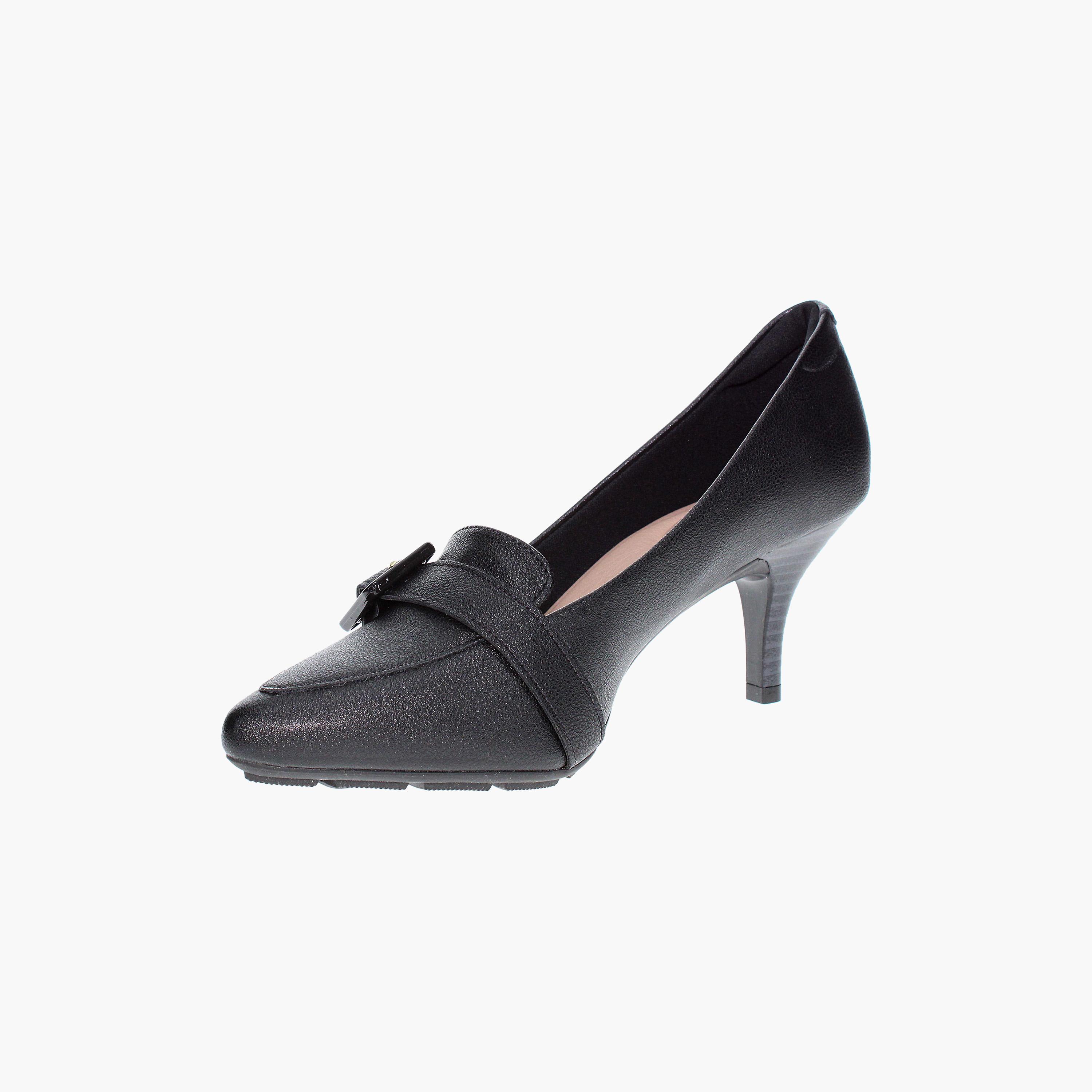 Modare by Geoomnii Women's Kitten Heel Pumps with Buckle Detail | 7013-567-21736      -women-shoes-heels-image-3