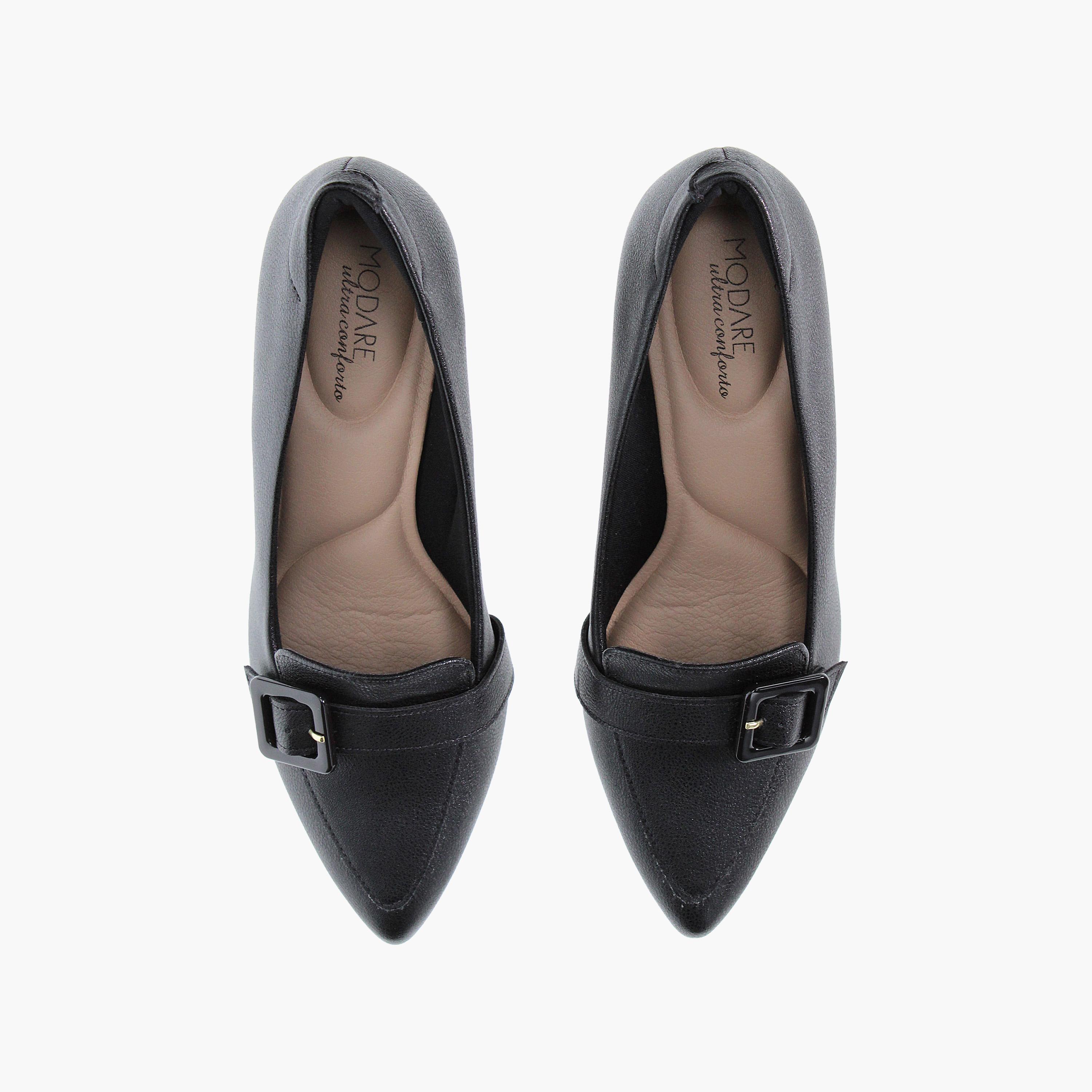 Modare by Geoomnii Women's Kitten Heel Pumps with Buckle Detail | 7013-567-21736      -women-shoes-heels-image-5
