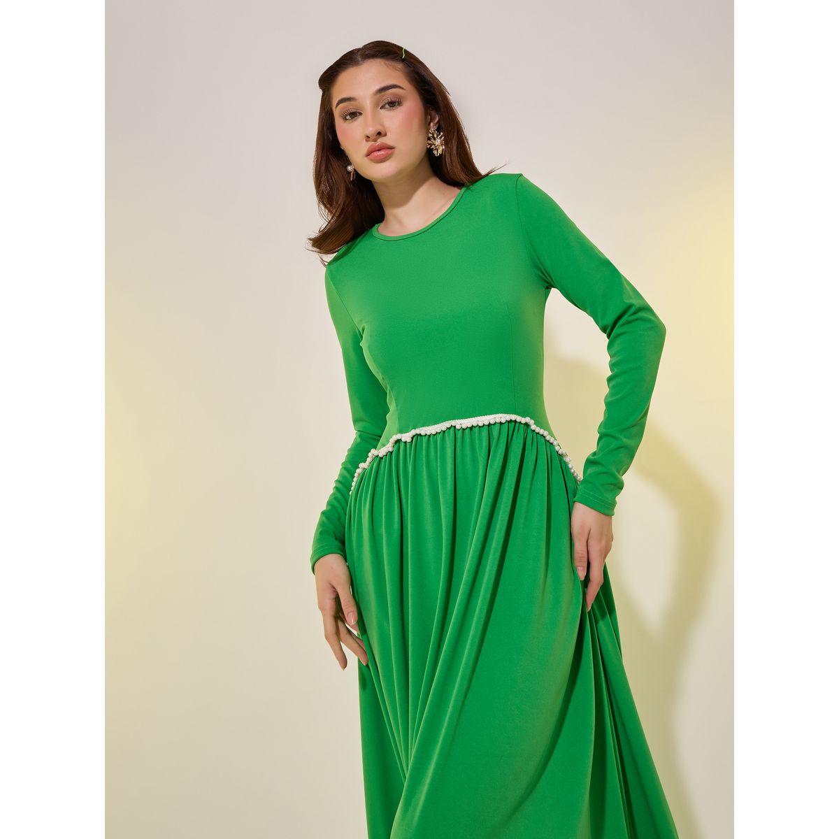 فستان طويل مزين بلؤلؤ صناعي وأكمام طويلة-women-clothing-dresses-image-3