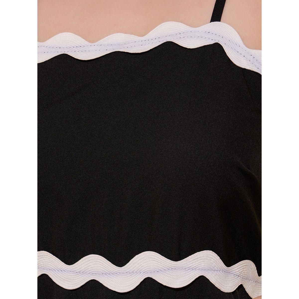 Styli Solid Contrast Lace Trim Strappy A-Line Midi Dress-women-clothing-dresses-image-4