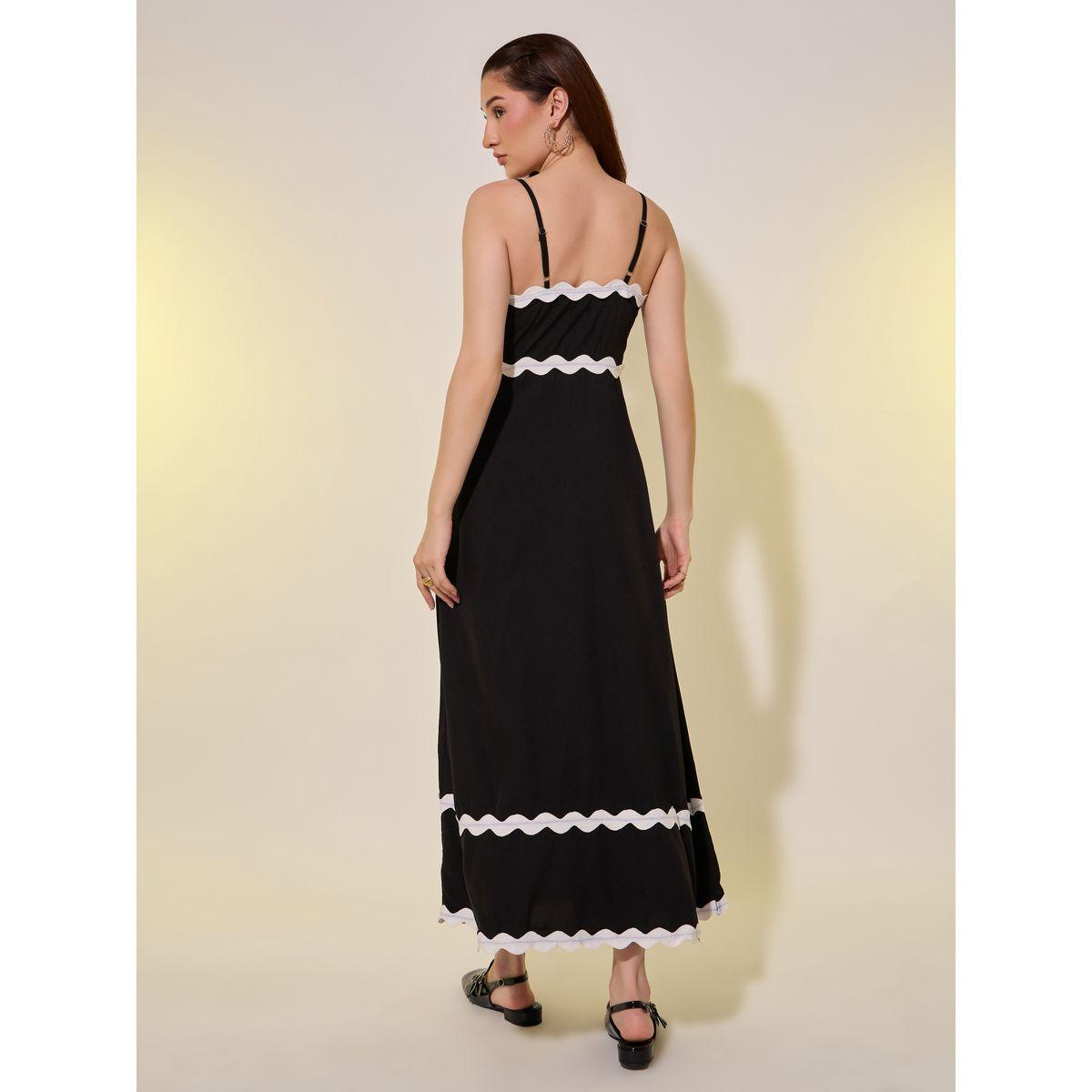 فستان ميدي سادة بتفاصيل دانتيل-women-clothing-dresses-image-5