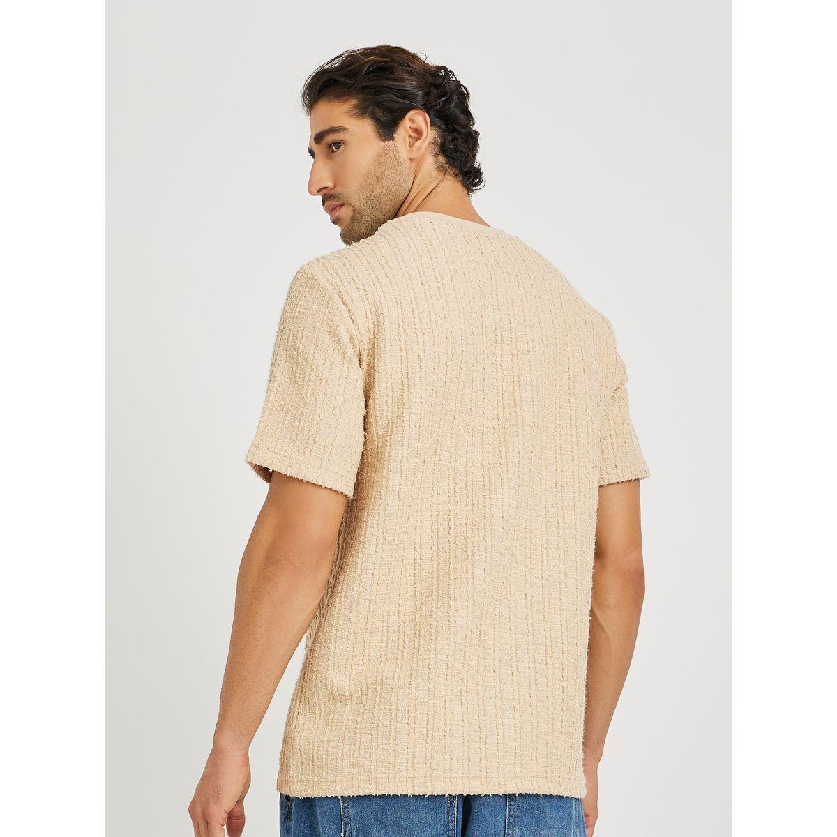 Styli Solid Vertical Textured Oversized T-Shirt-men-clothing-tshirtsandpolos-tshirts-image-4