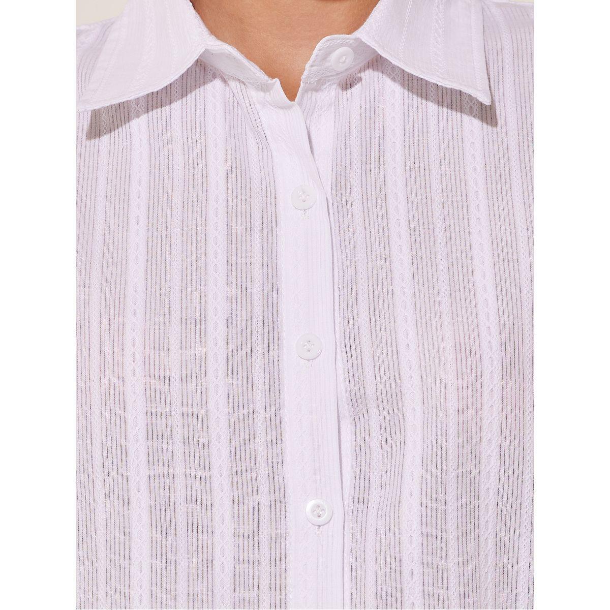 بلوزة بقصة عادية وأكمام طويلة-women-clothing-shirtsandblouses-shirts-image-4