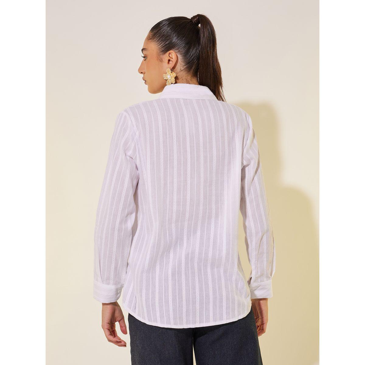 بلوزة بقصة عادية وأكمام طويلة-women-clothing-shirtsandblouses-shirts-image-5