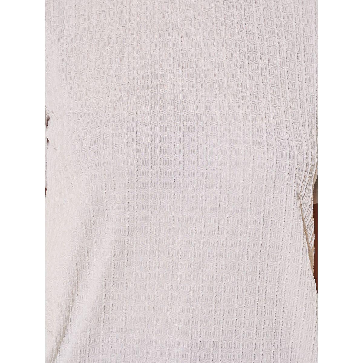 Styli Textured Round Neck Regular Fit T-Shirt-women-clothing-tshirts-image-3