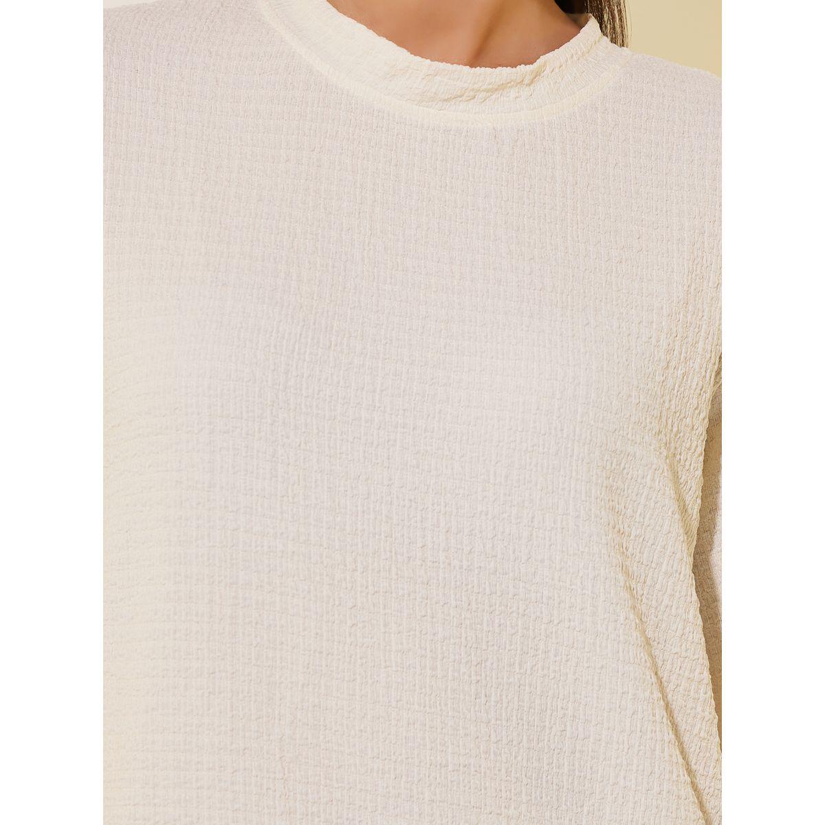 تيشيرت بقصة عادية وياقة دائرية-women-clothing-tshirts-image-4