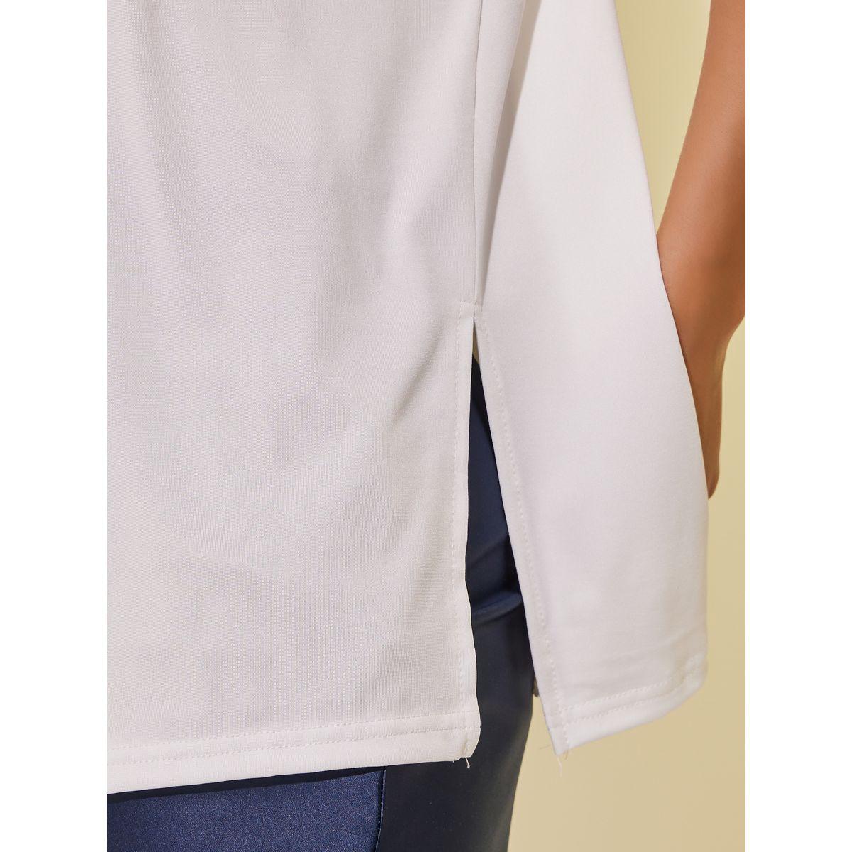 Styli Solid Round Neck Oversized T-Shirt with Side Slits-women-clothing-tshirts-image-4